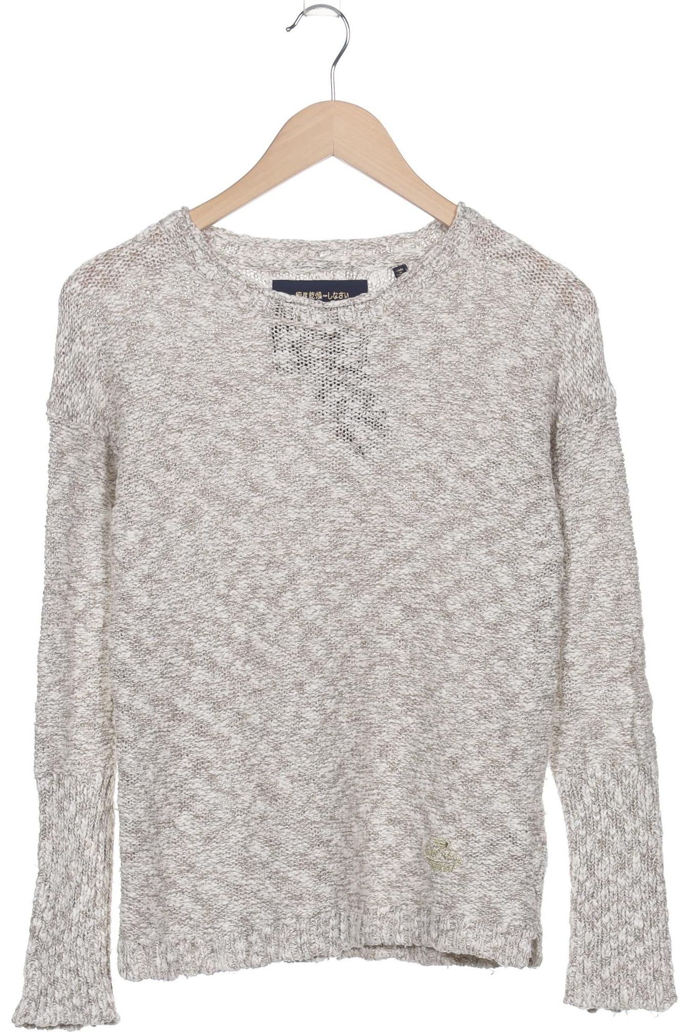 

Superdry Damen Pullover, cremeweiß, Gr. 34