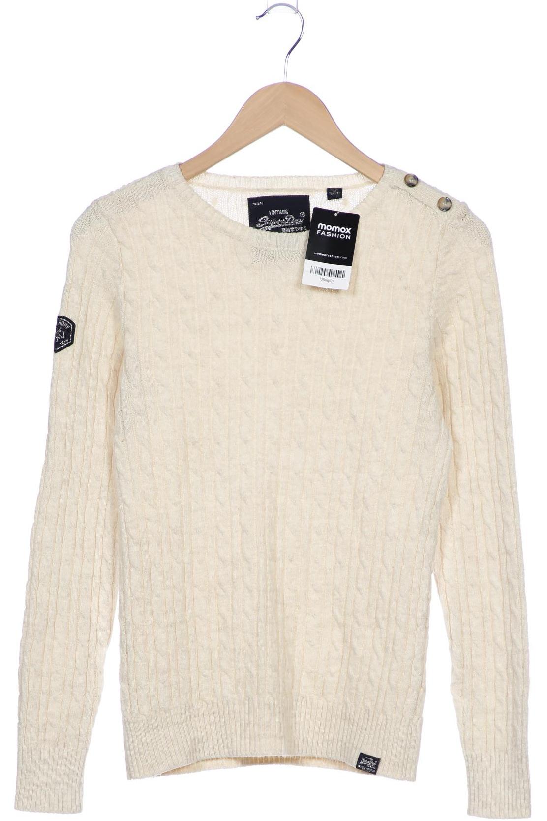 

Superdry Damen Pullover, cremeweiß, Gr. 36