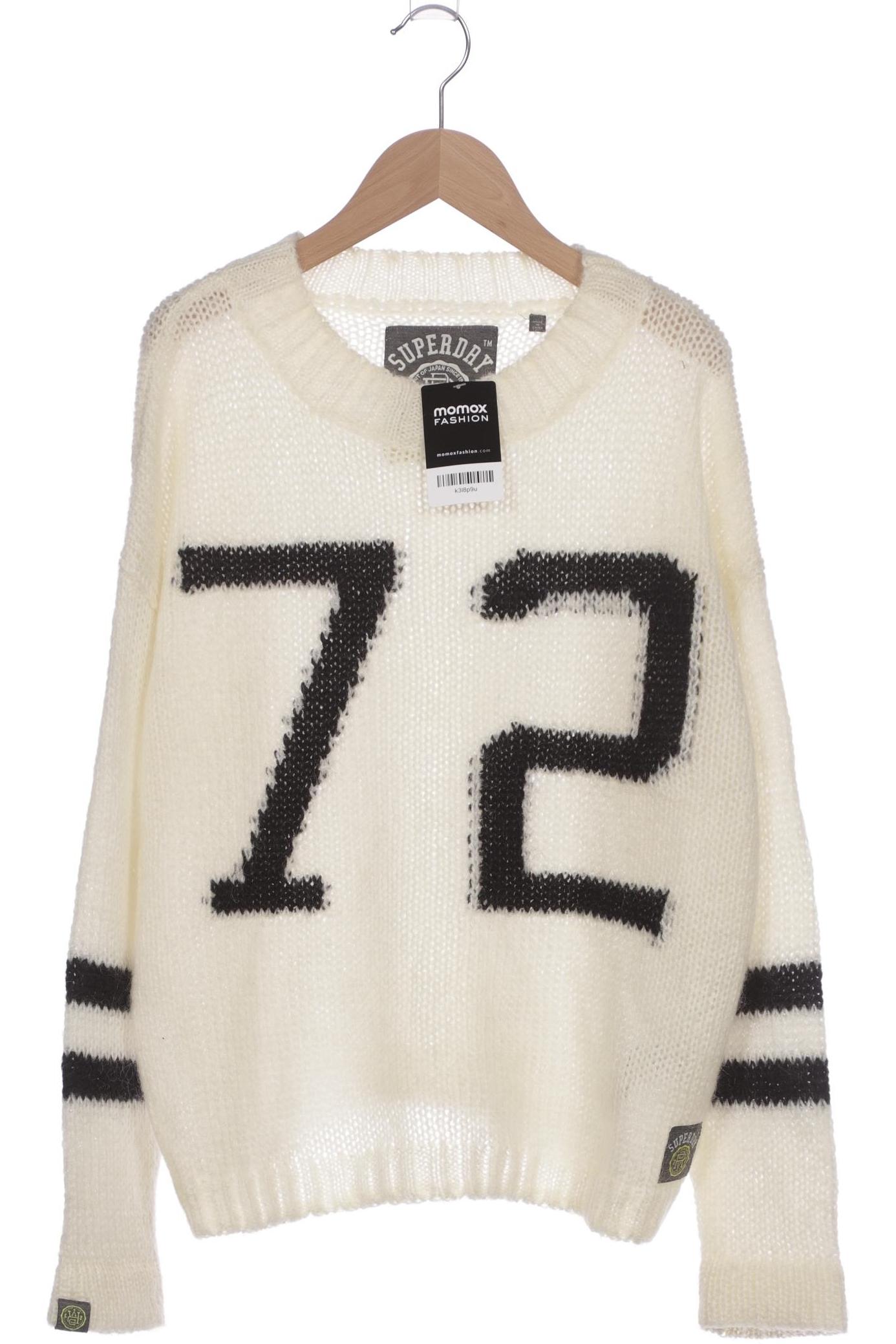 

Superdry Damen Pullover, cremeweiß, Gr. 38