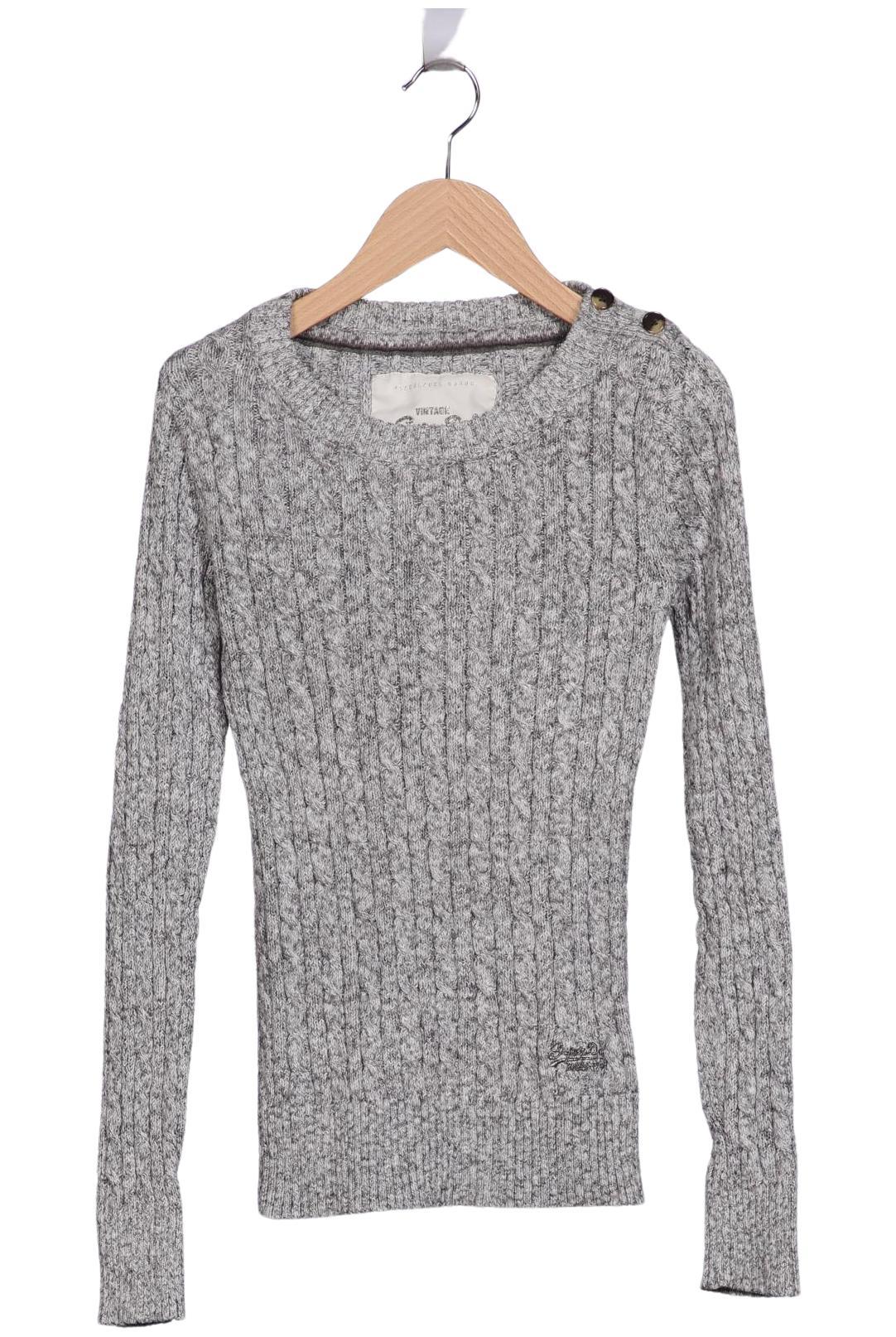 

Superdry Damen Pullover, grau, Gr. 34