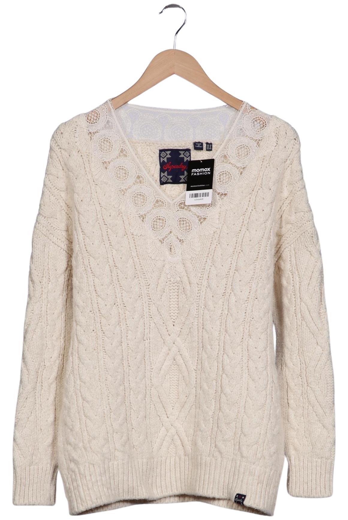

Superdry Damen Pullover, cremeweiß, Gr. 40