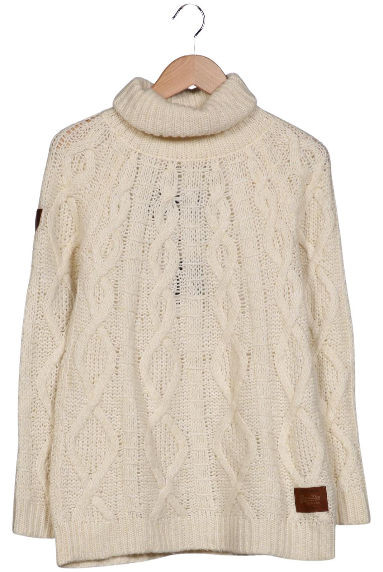 

Superdry Damen Pullover, cremeweiß, Gr. 34