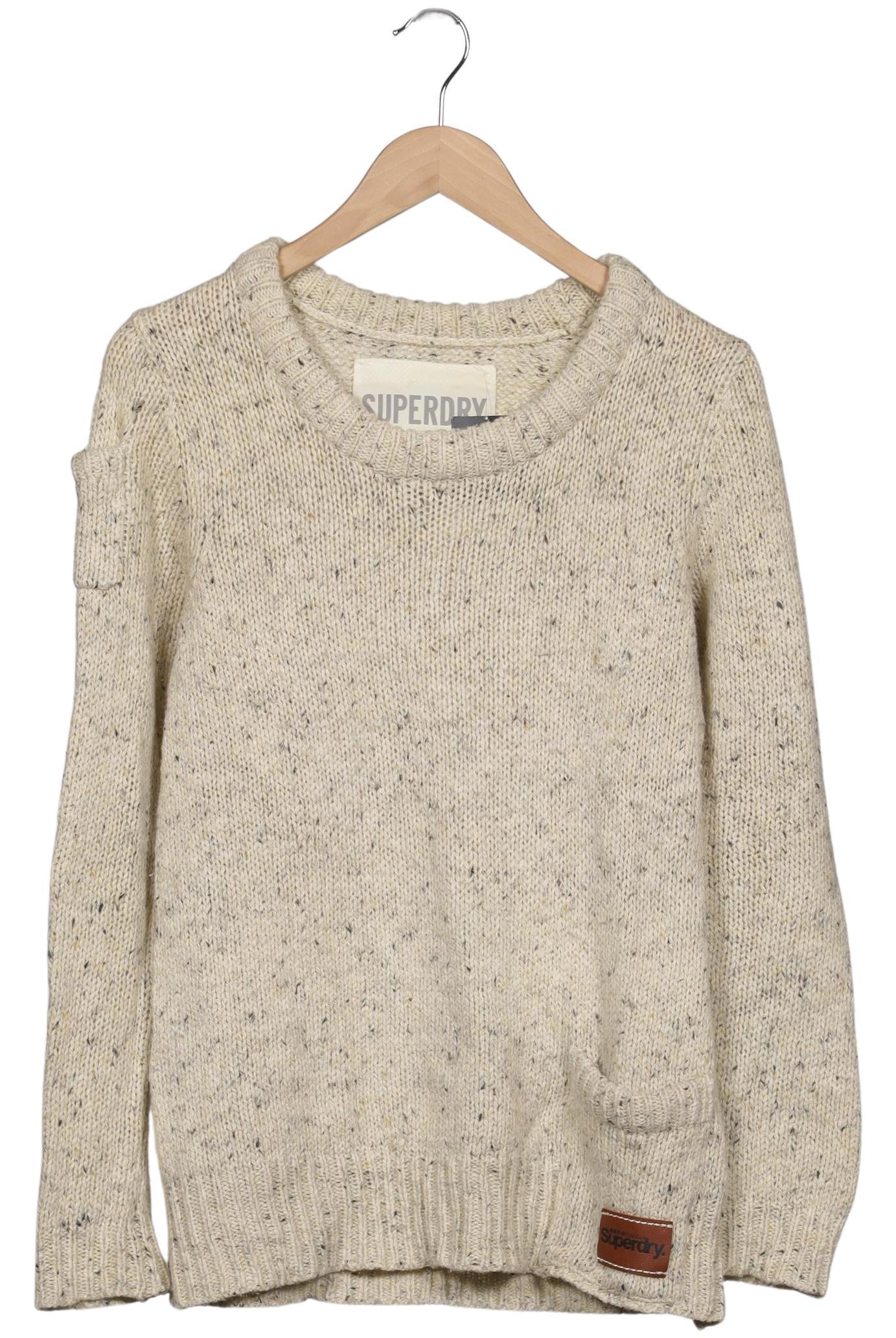 

Superdry Damen Pullover, cremeweiß, Gr. 36