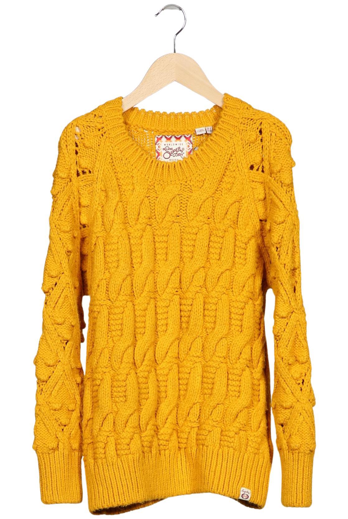 

Superdry Damen Pullover, gelb, Gr. 40