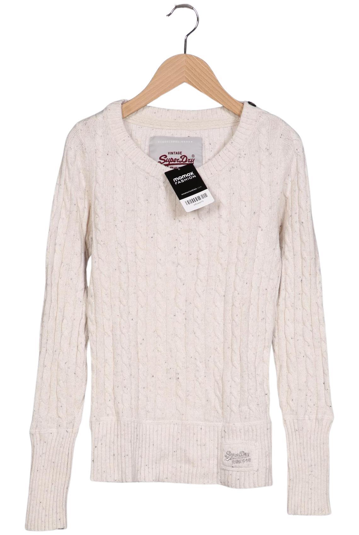 

Superdry Damen Pullover, cremeweiß, Gr. 36