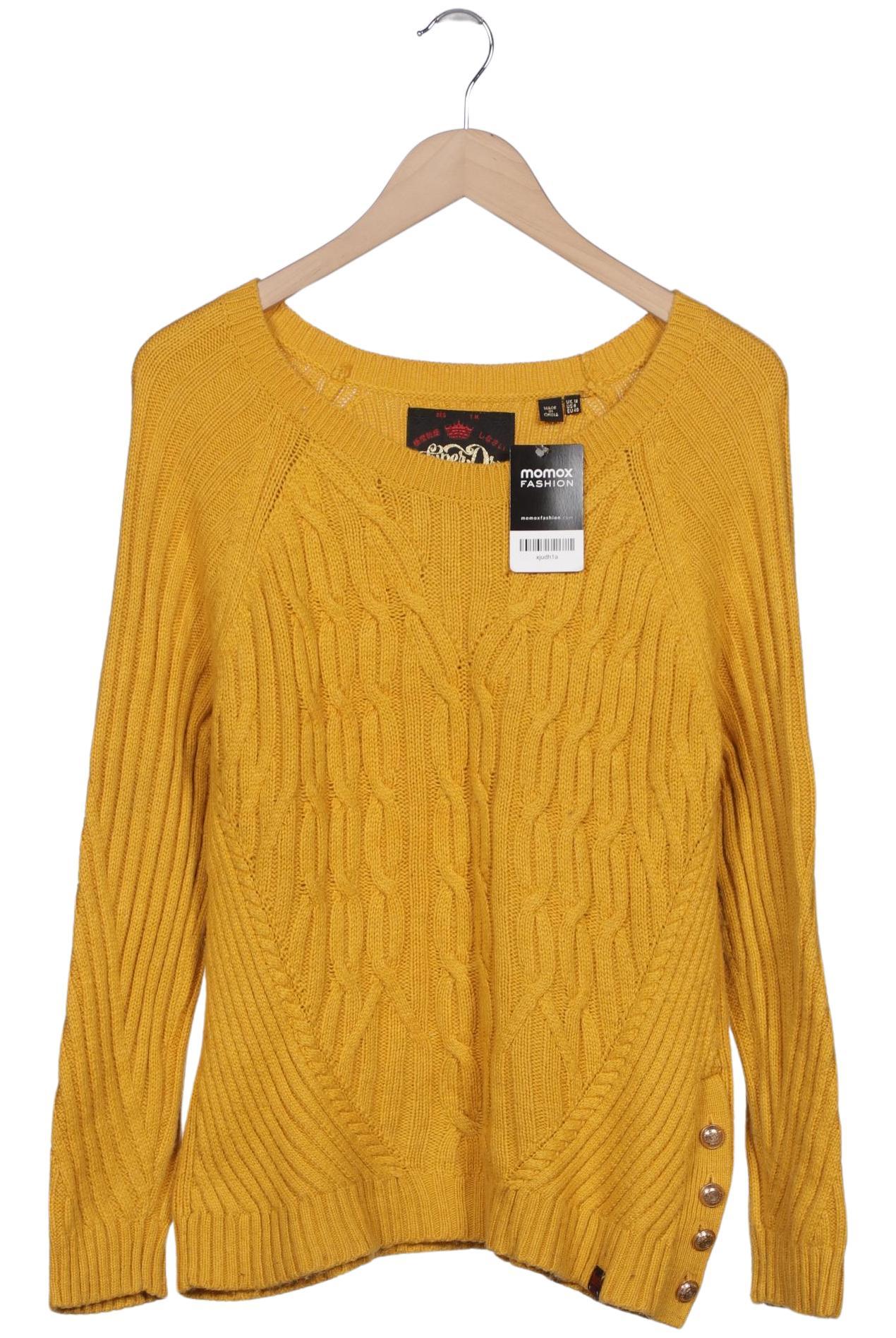 

Superdry Damen Pullover, gelb, Gr. 40