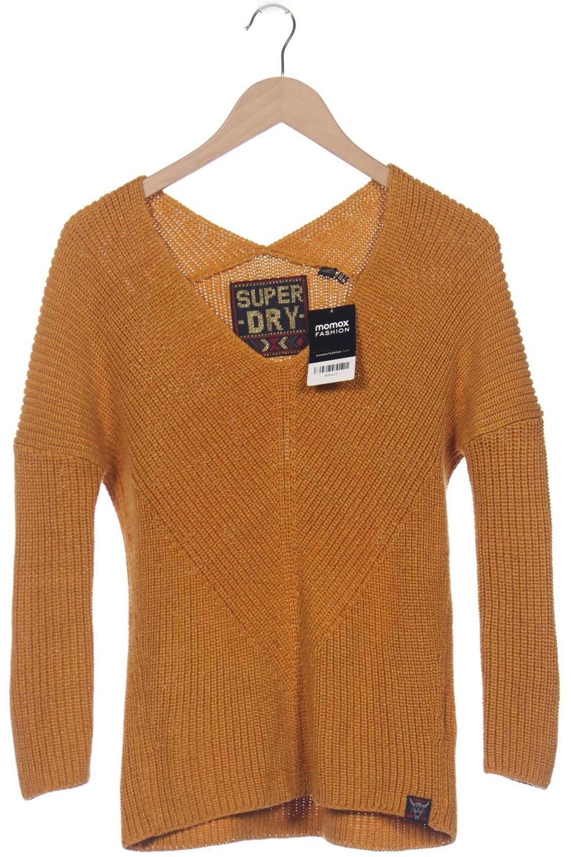 

Superdry Damen Pullover, gelb, Gr. 36