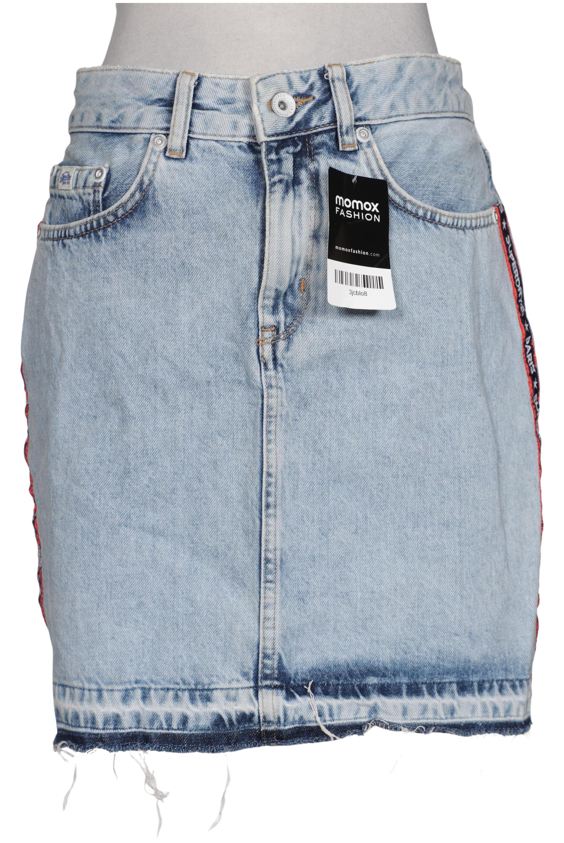

Superdry Damen Rock, blau, Gr. 28