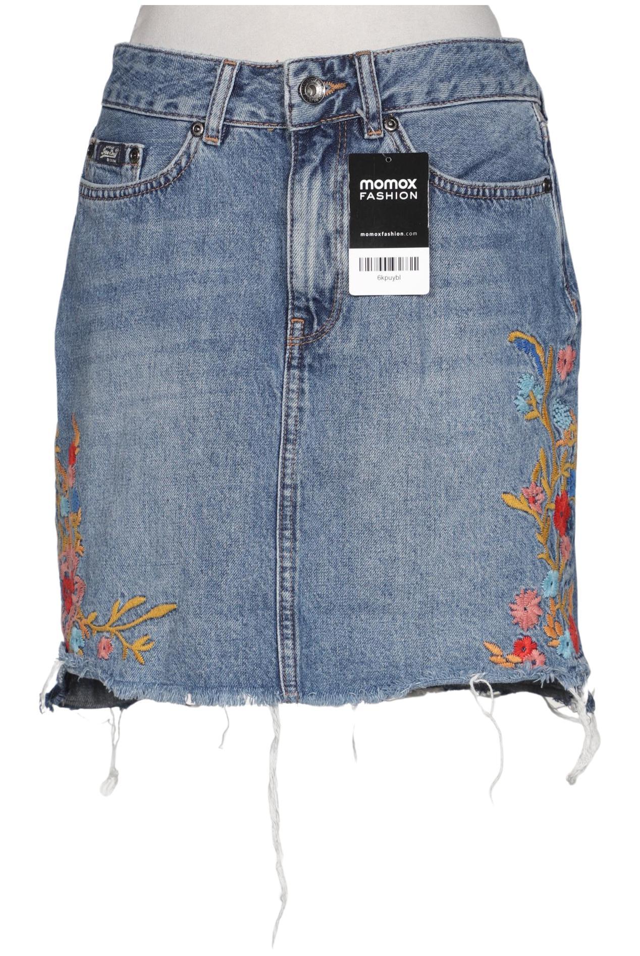 

Superdry Damen Rock, blau, Gr. 26