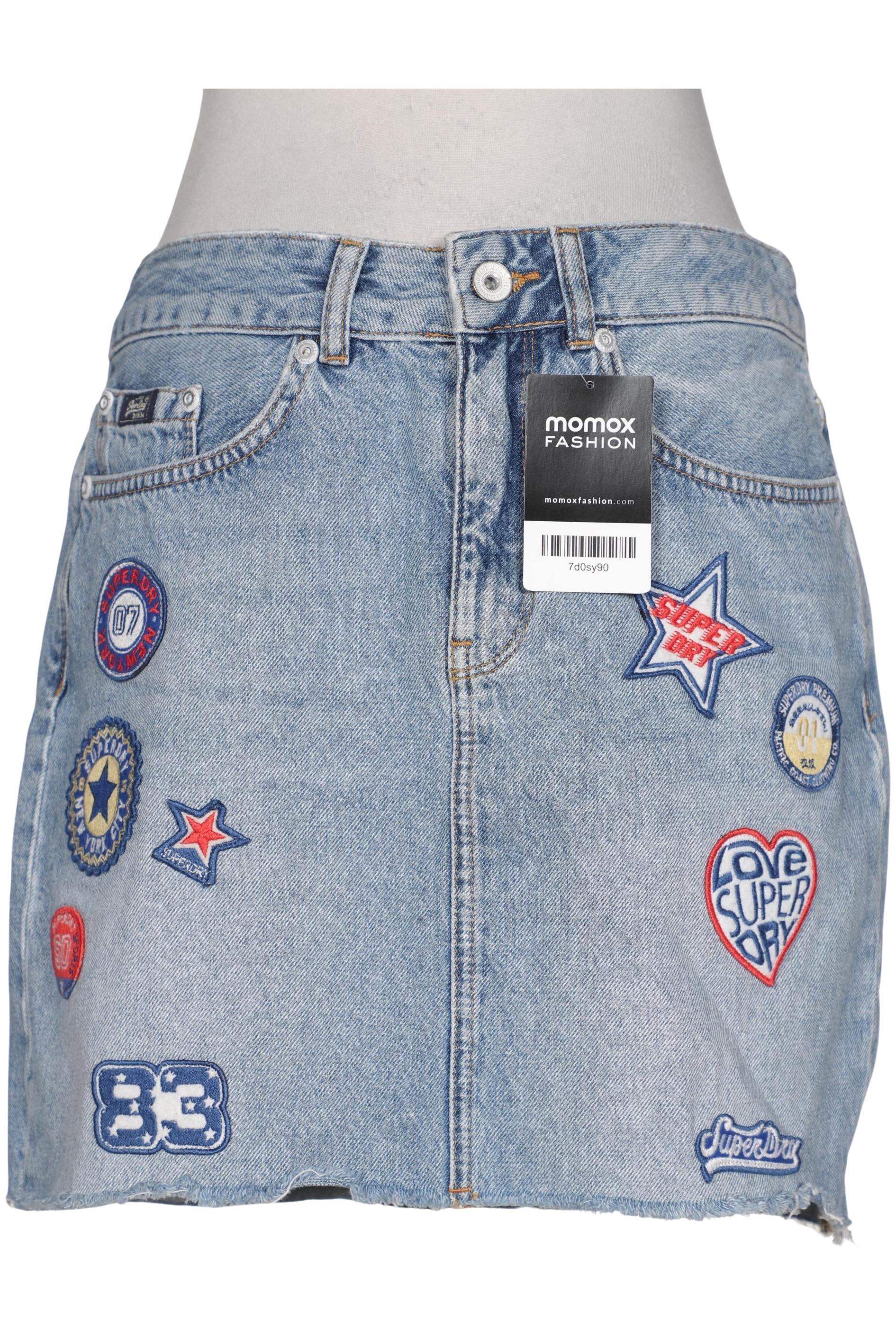 

Superdry Damen Rock, hellblau, Gr. 38