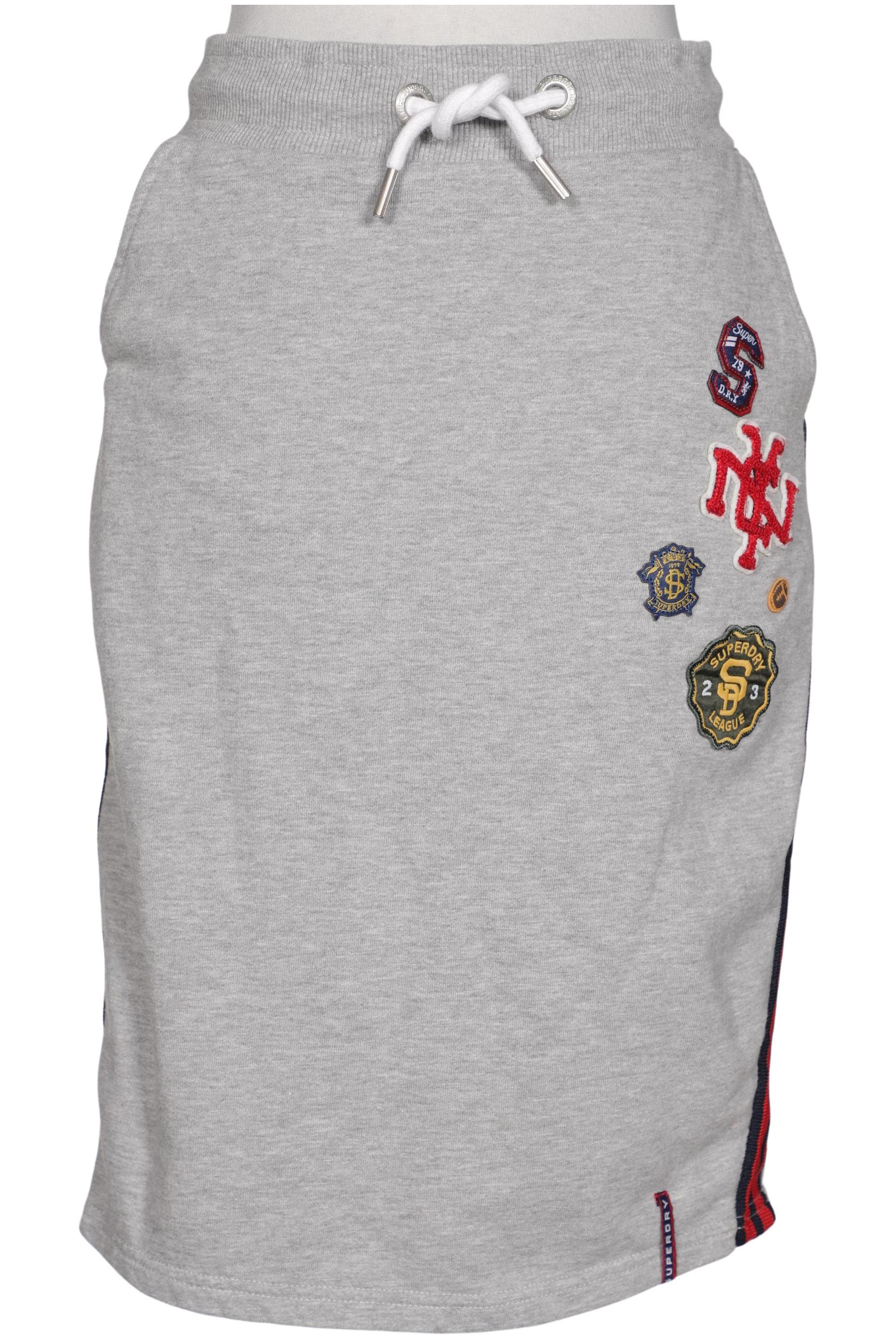 

Superdry Damen Rock, grau, Gr. 36