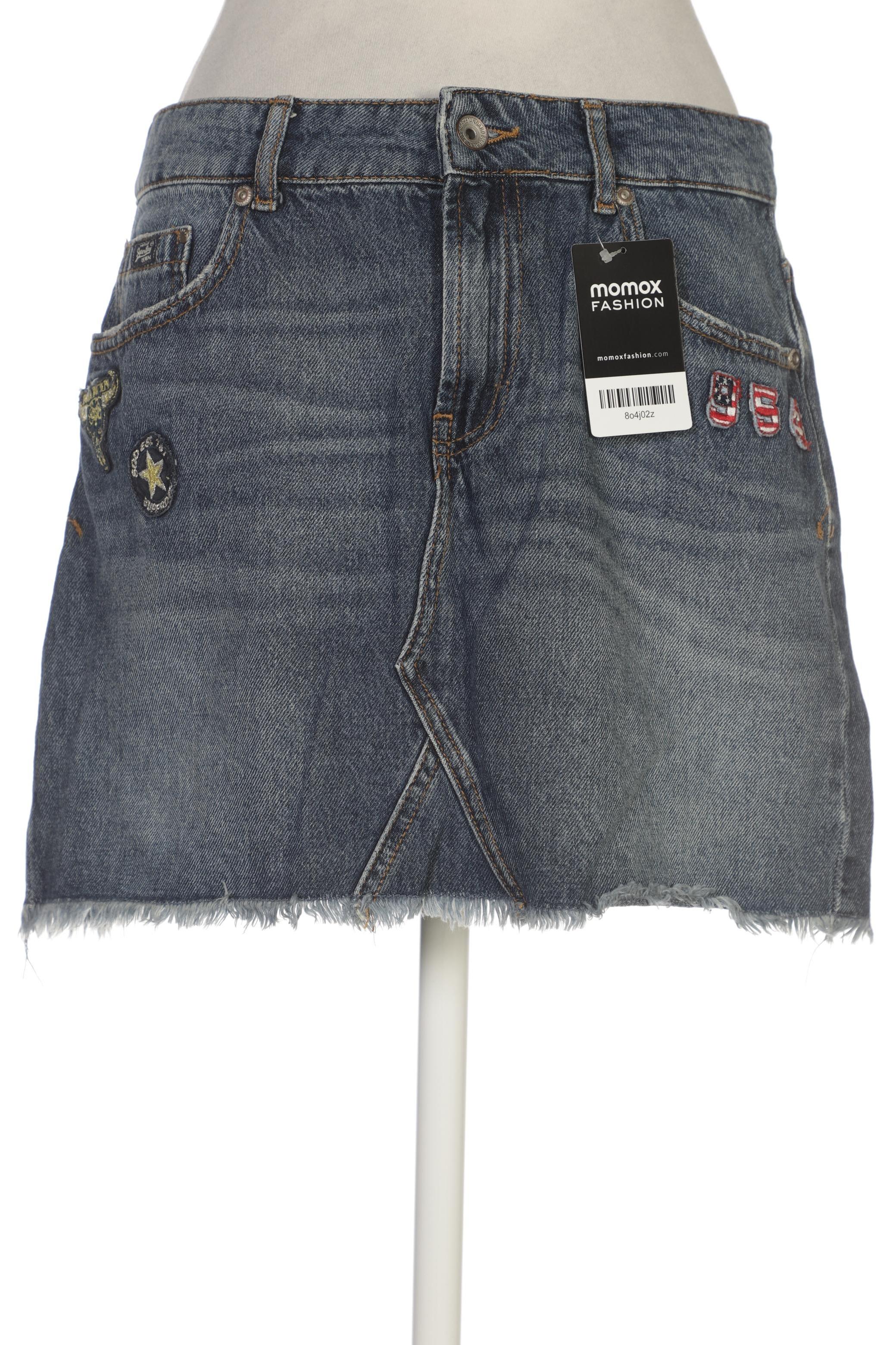 

Superdry Damen Rock, blau, Gr. 36