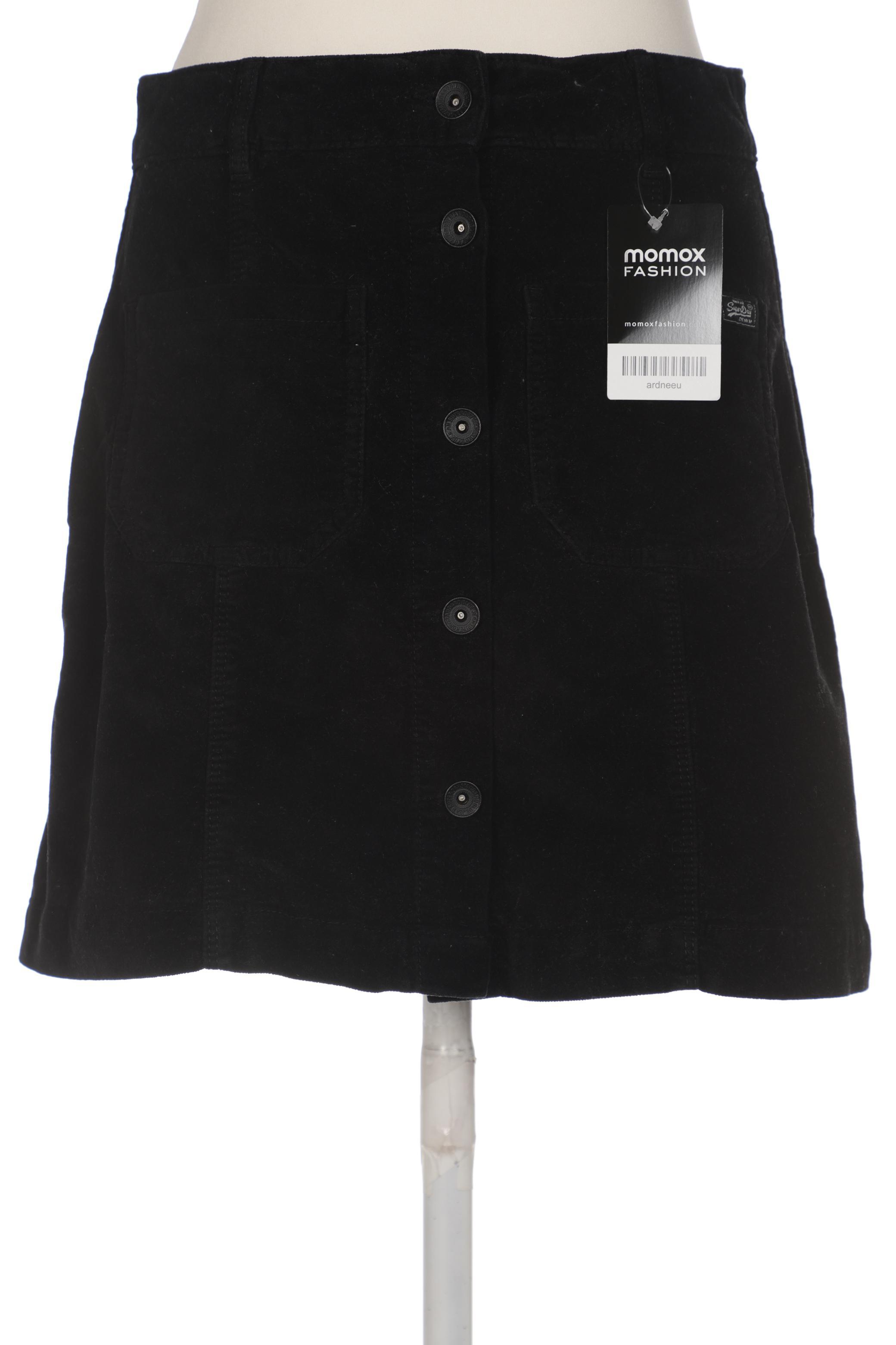 

Superdry Damen Rock, schwarz