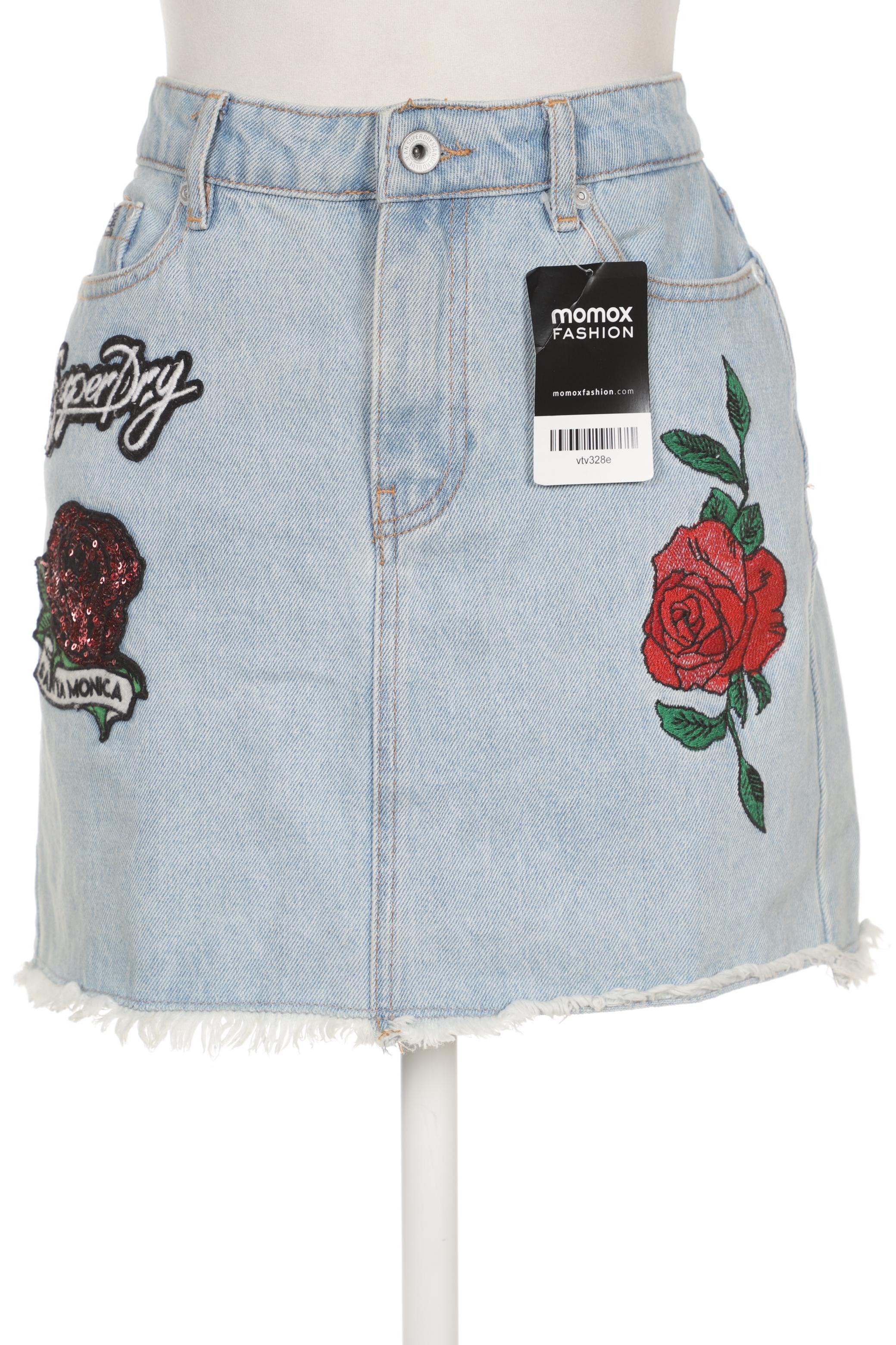 

Superdry Damen Rock, blau, Gr. 36