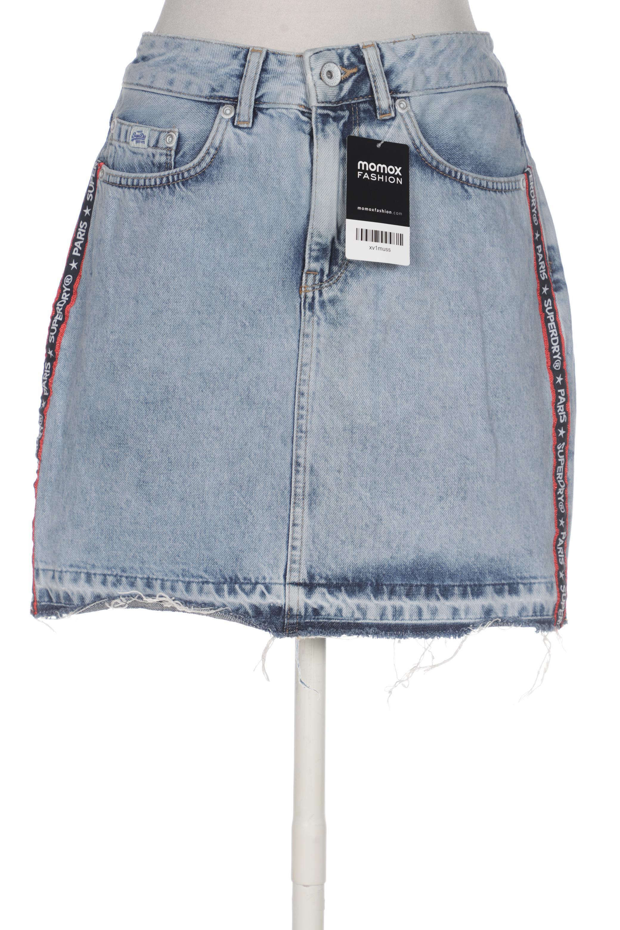 

Superdry Damen Rock, blau, Gr. 28