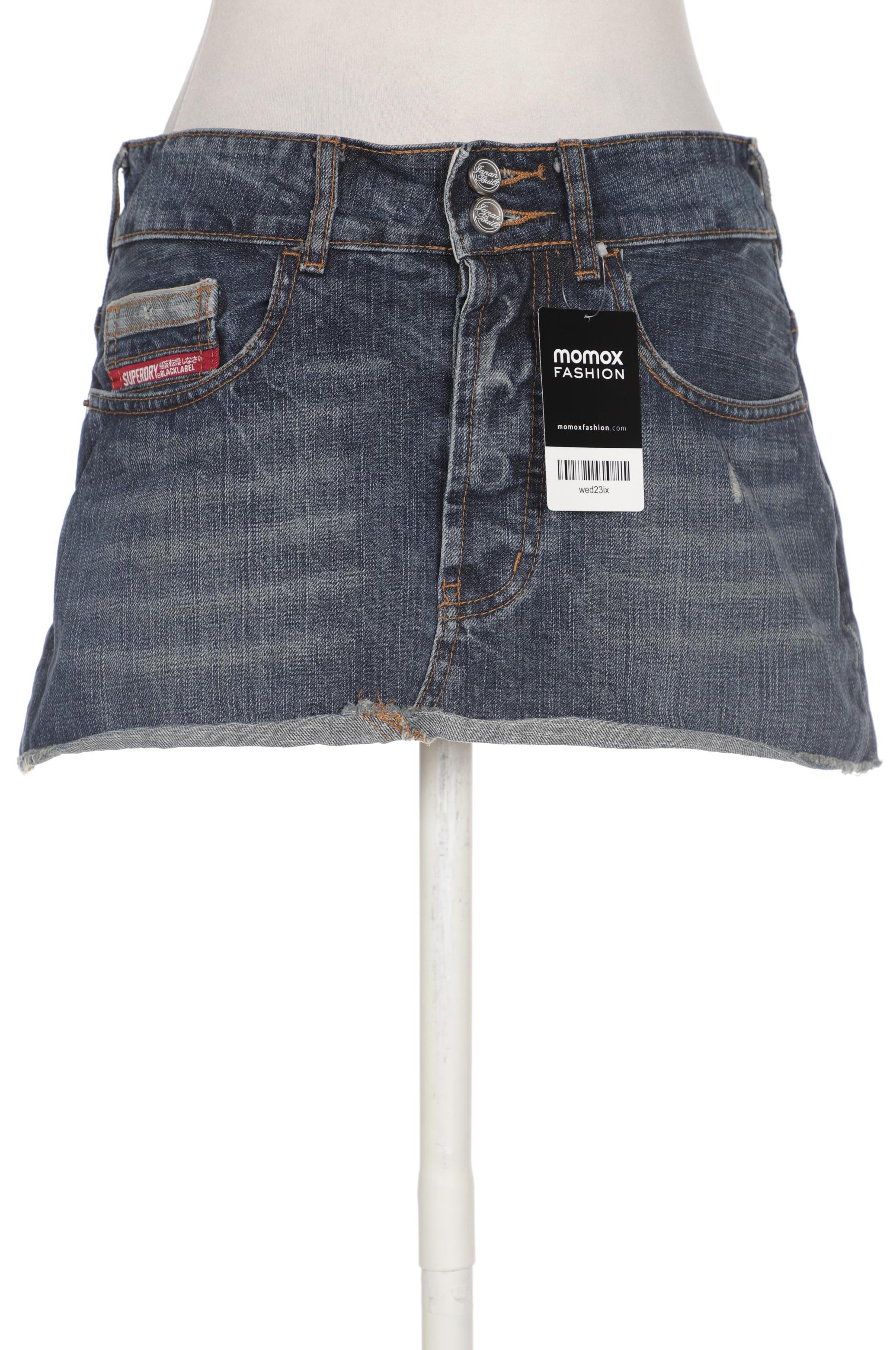 

Superdry Damen Rock, blau, Gr. 26