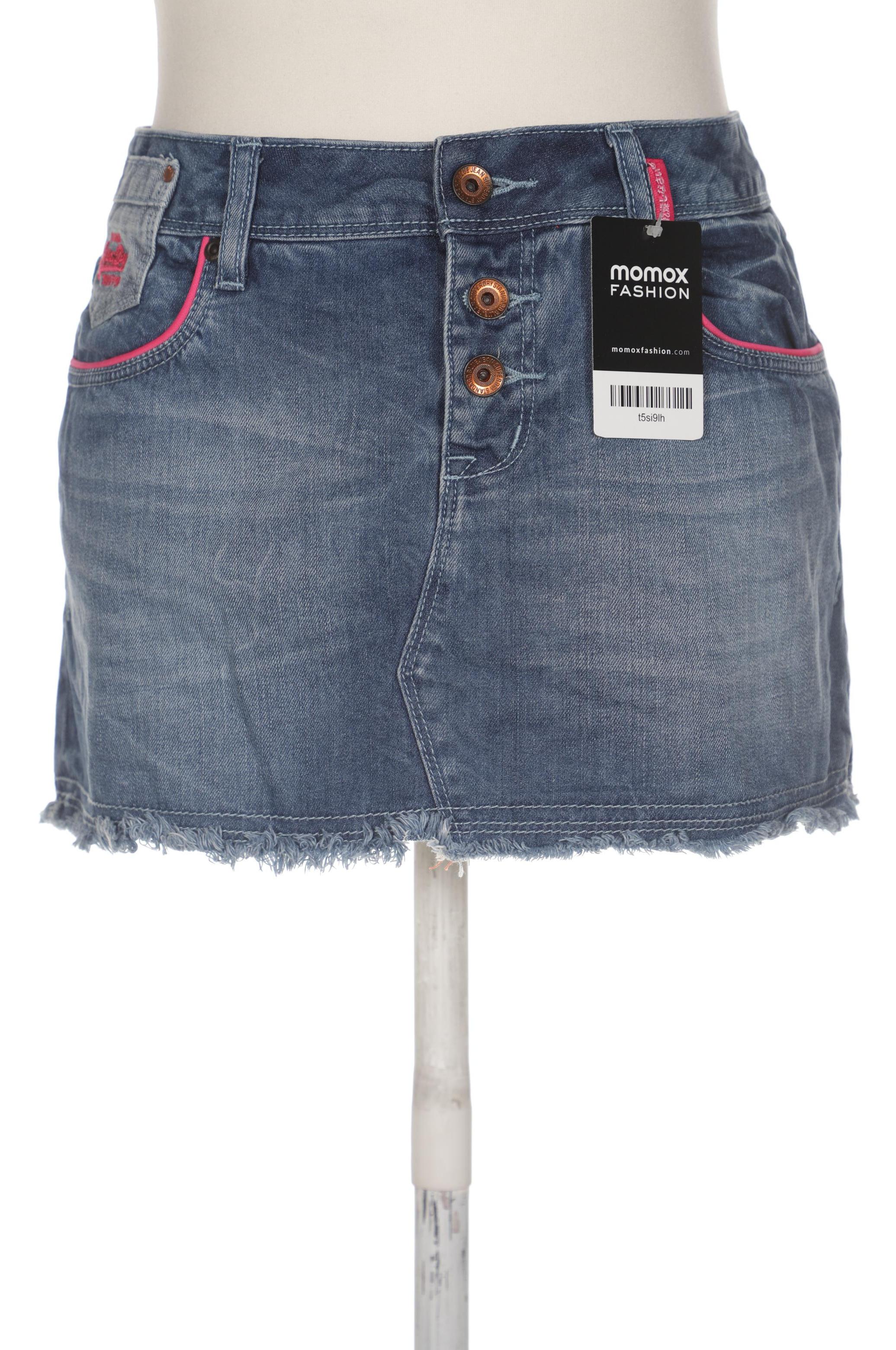 

Superdry Damen Rock, blau, Gr. 28