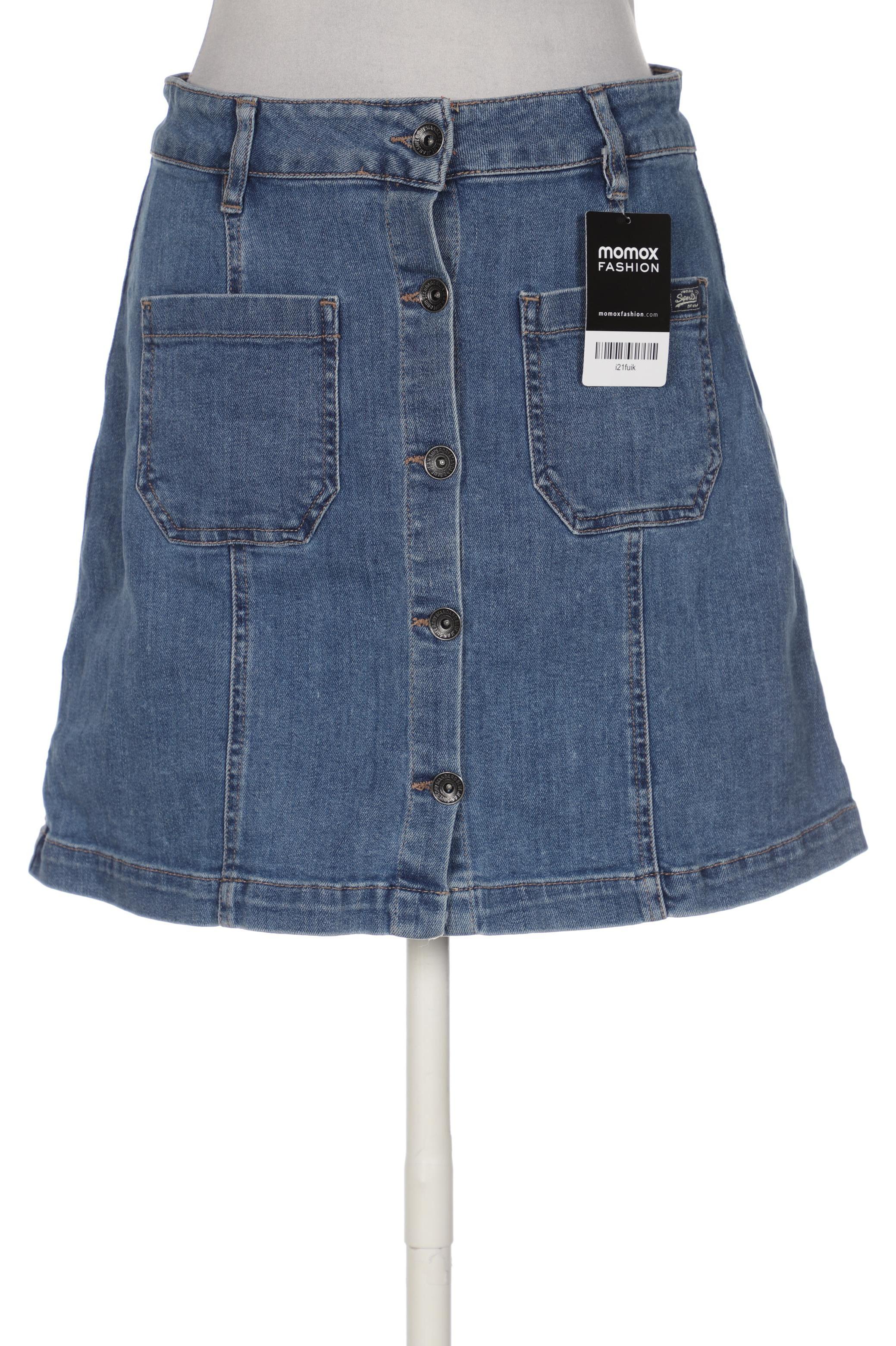 

Superdry Damen Rock, blau, Gr. 36