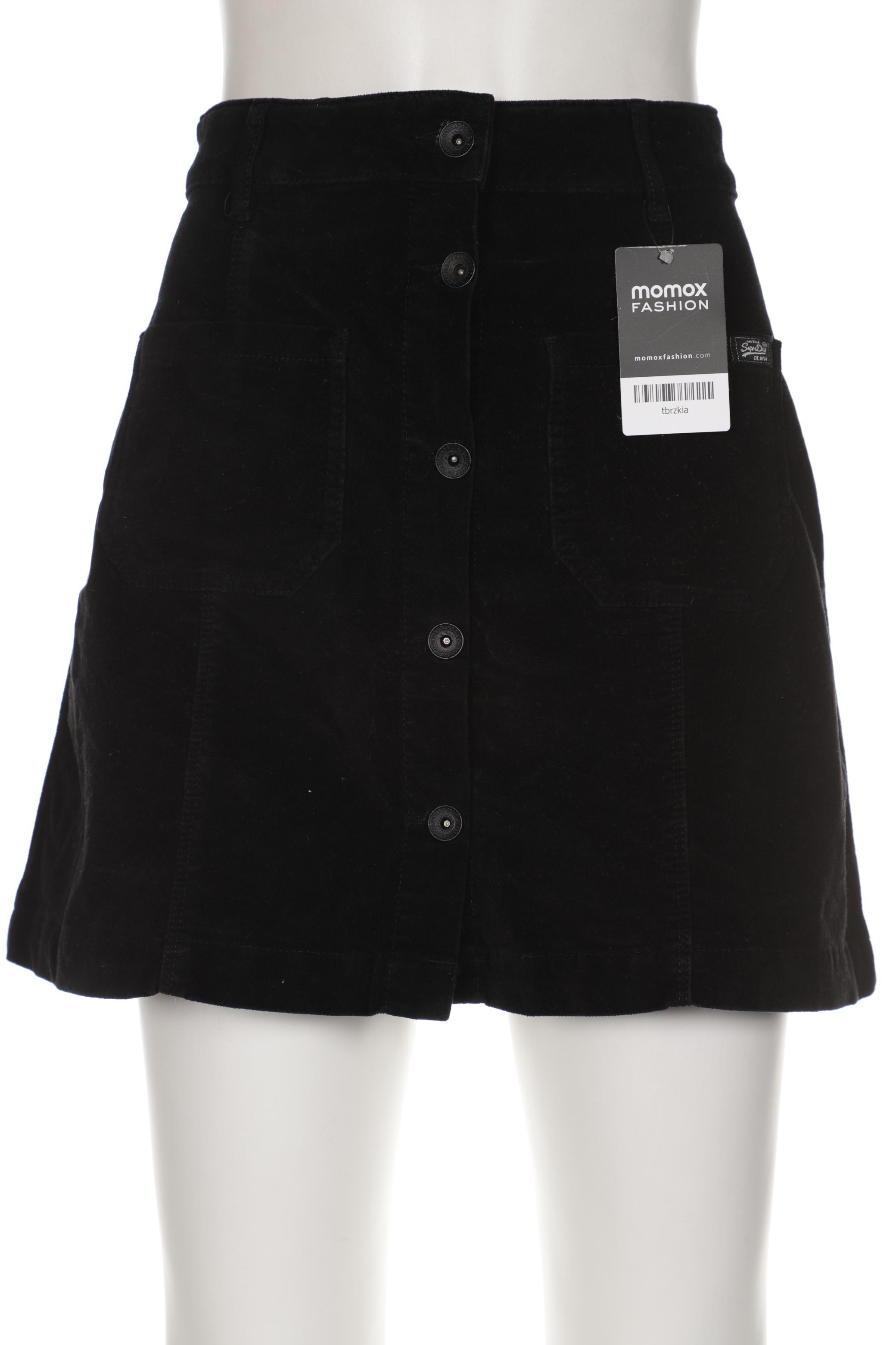 

Superdry Damen Rock, schwarz