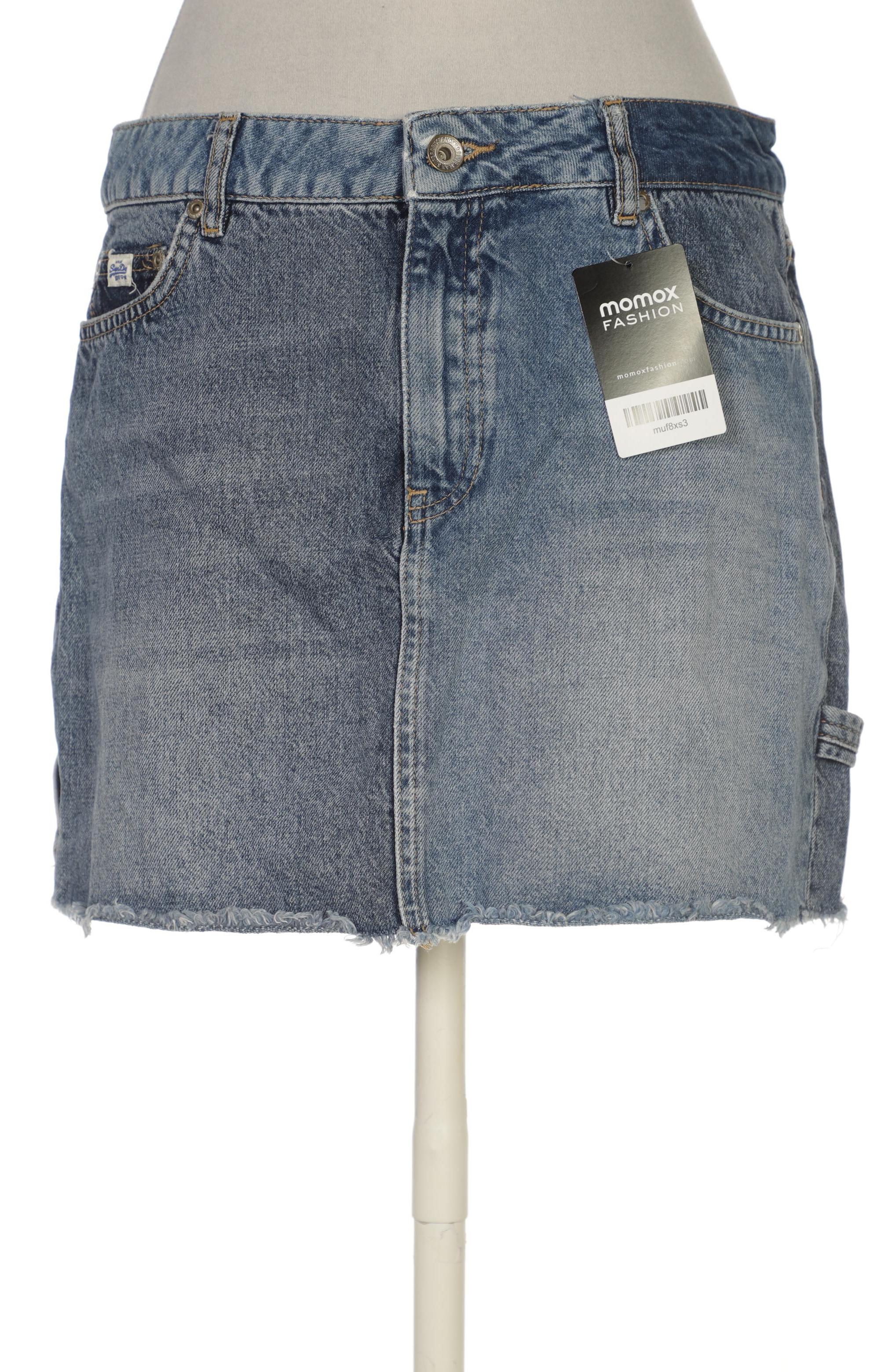 

Superdry Damen Rock, blau, Gr. 28