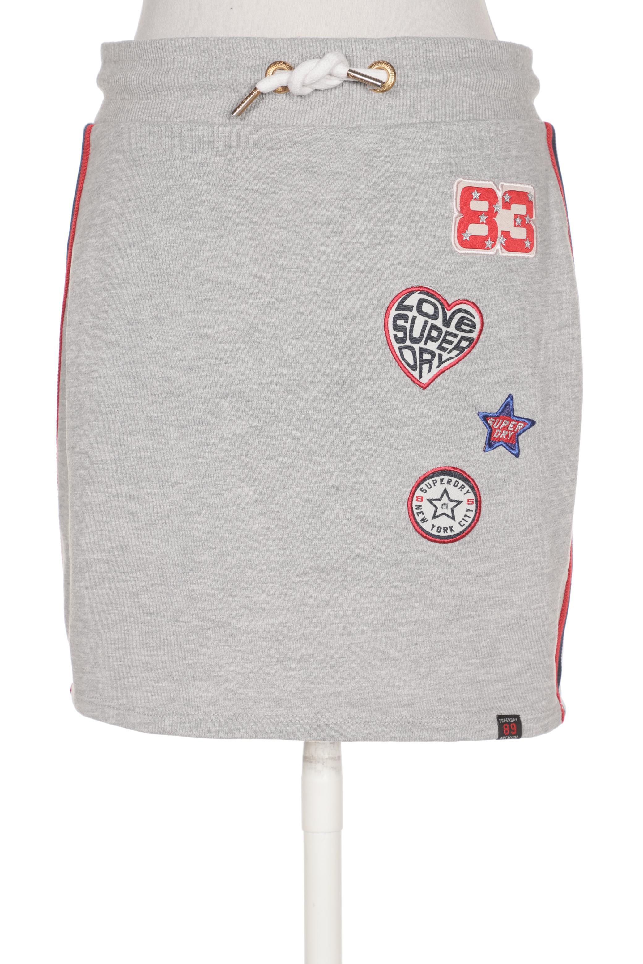 

Superdry Damen Rock, grau, Gr. 38