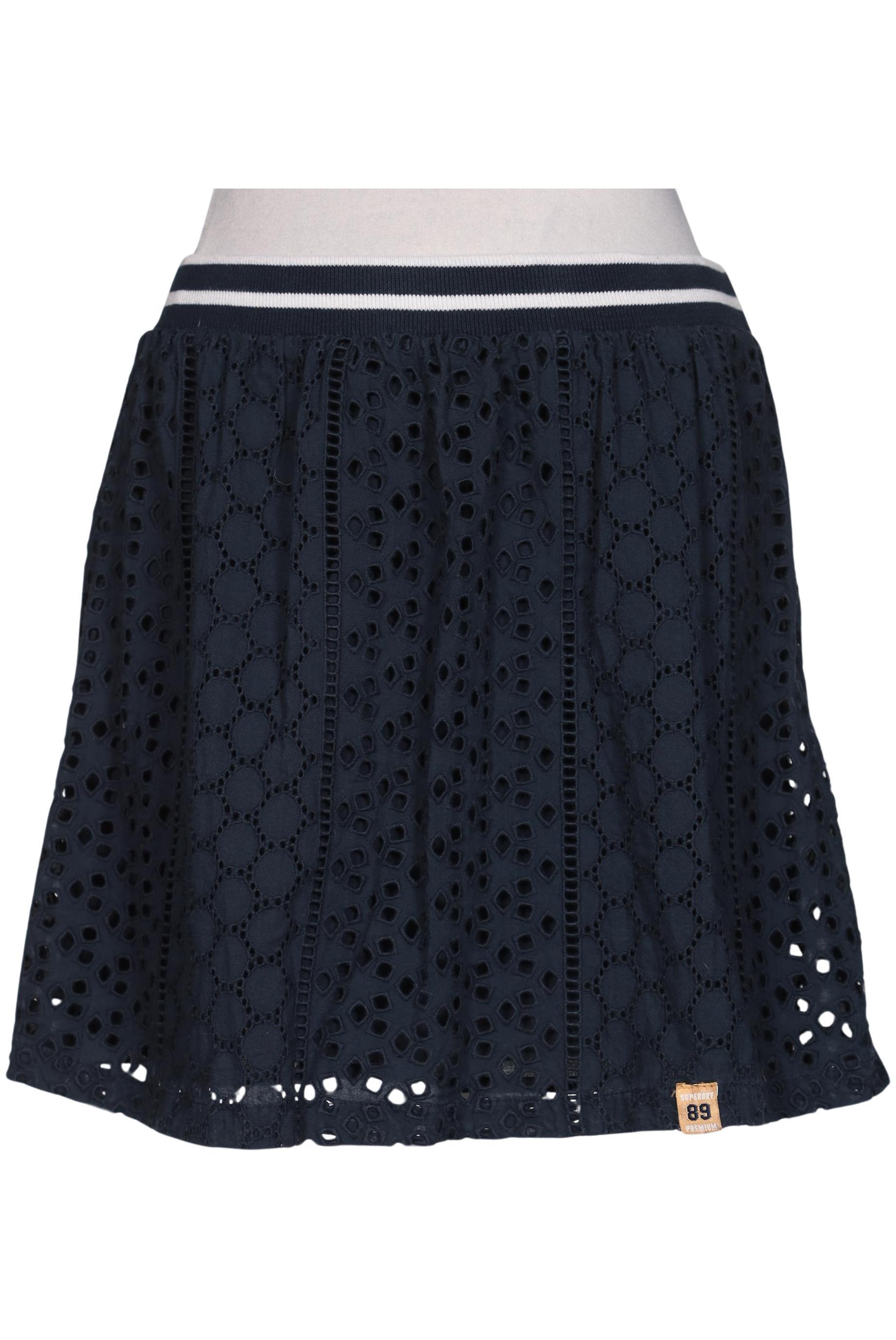 

Superdry Damen Rock, marineblau, Gr. 32