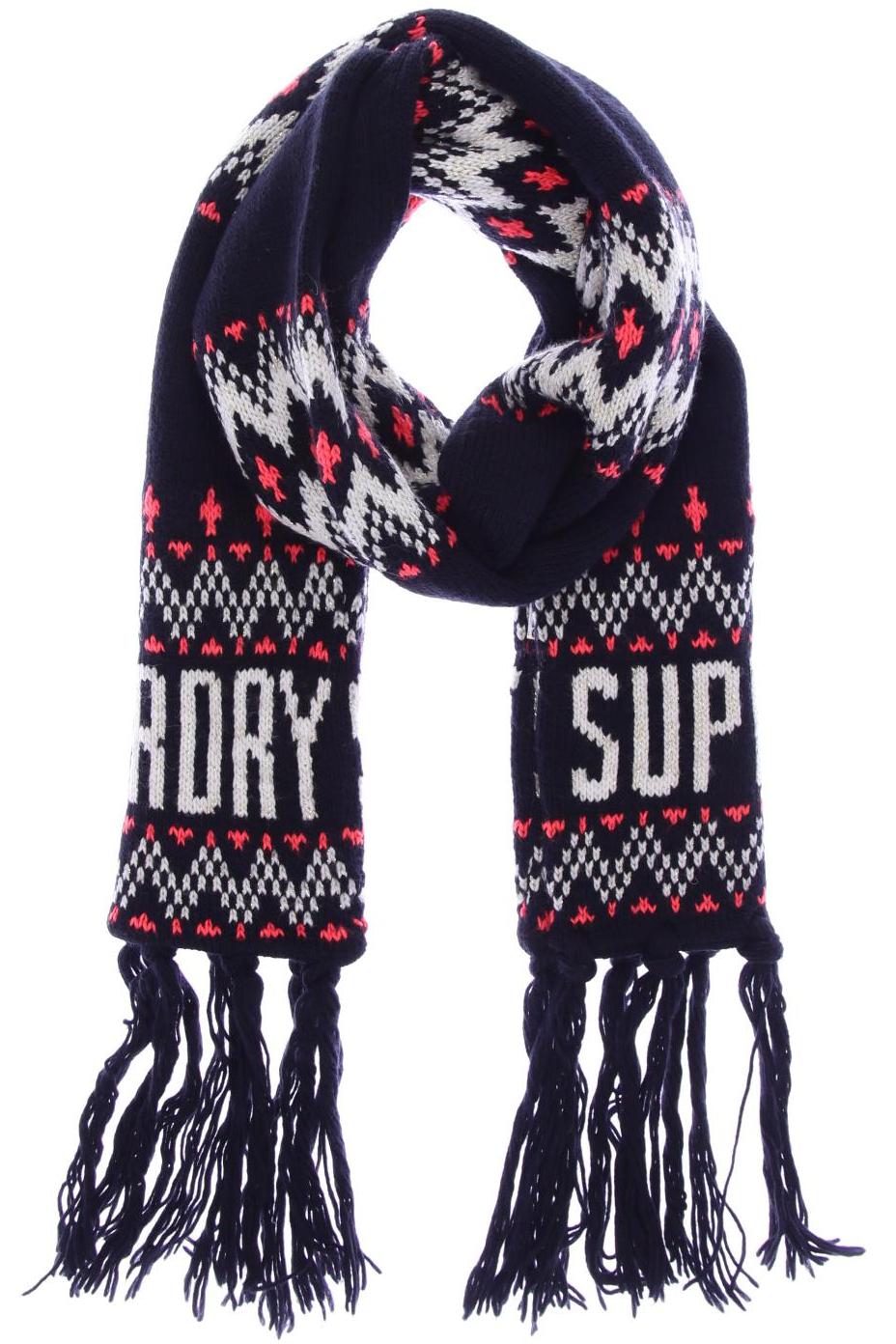 

Superdry Damen Schal, schwarz, Gr.