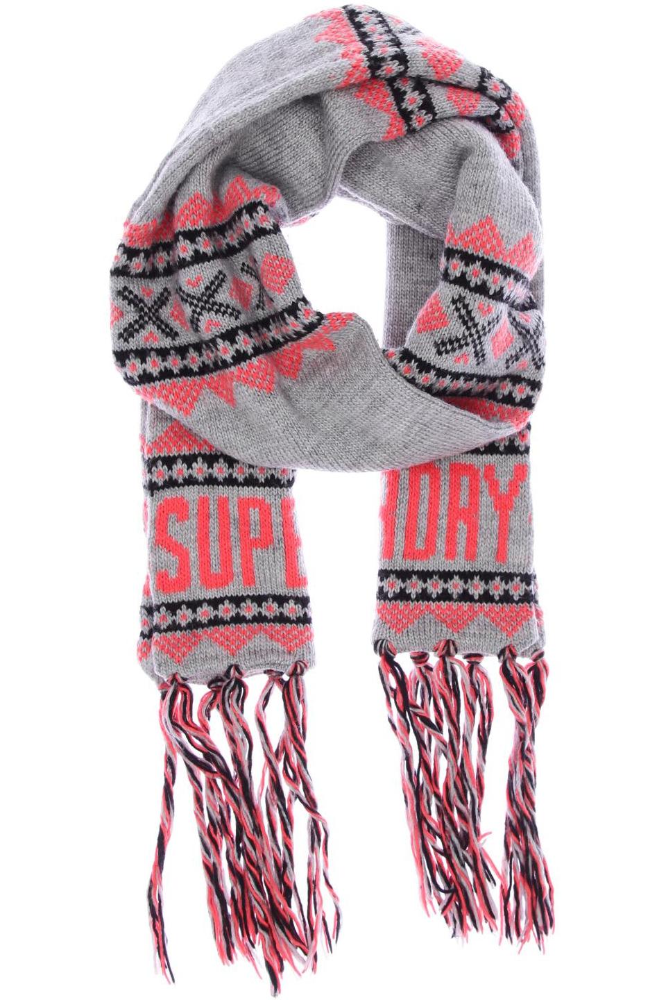 

Superdry Damen Schal, grau, Gr.
