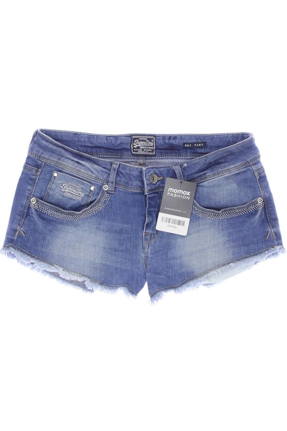 

Superdry Damen Shorts, blau, Gr. 28