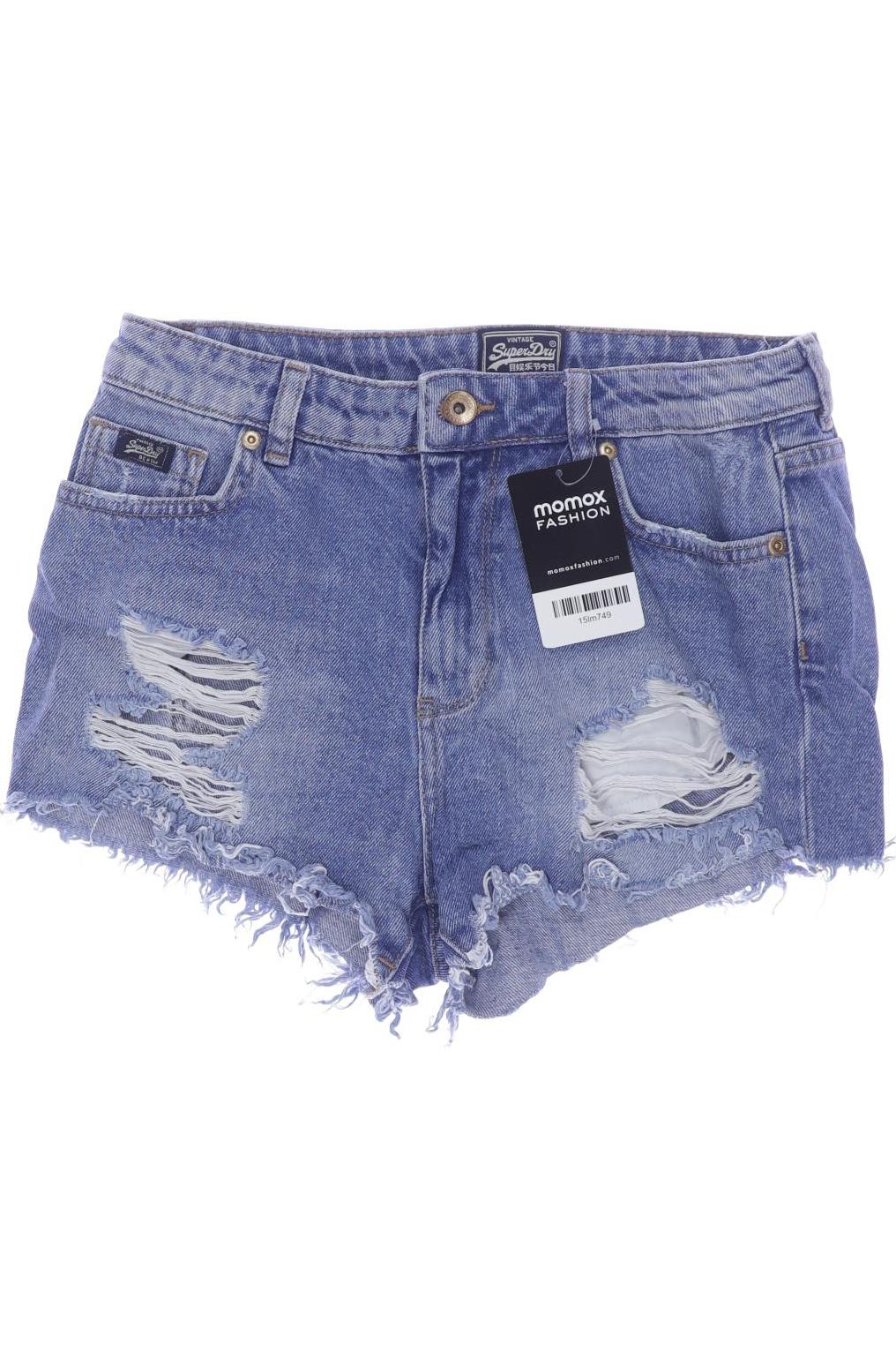 

Superdry Damen Shorts, blau, Gr. 25