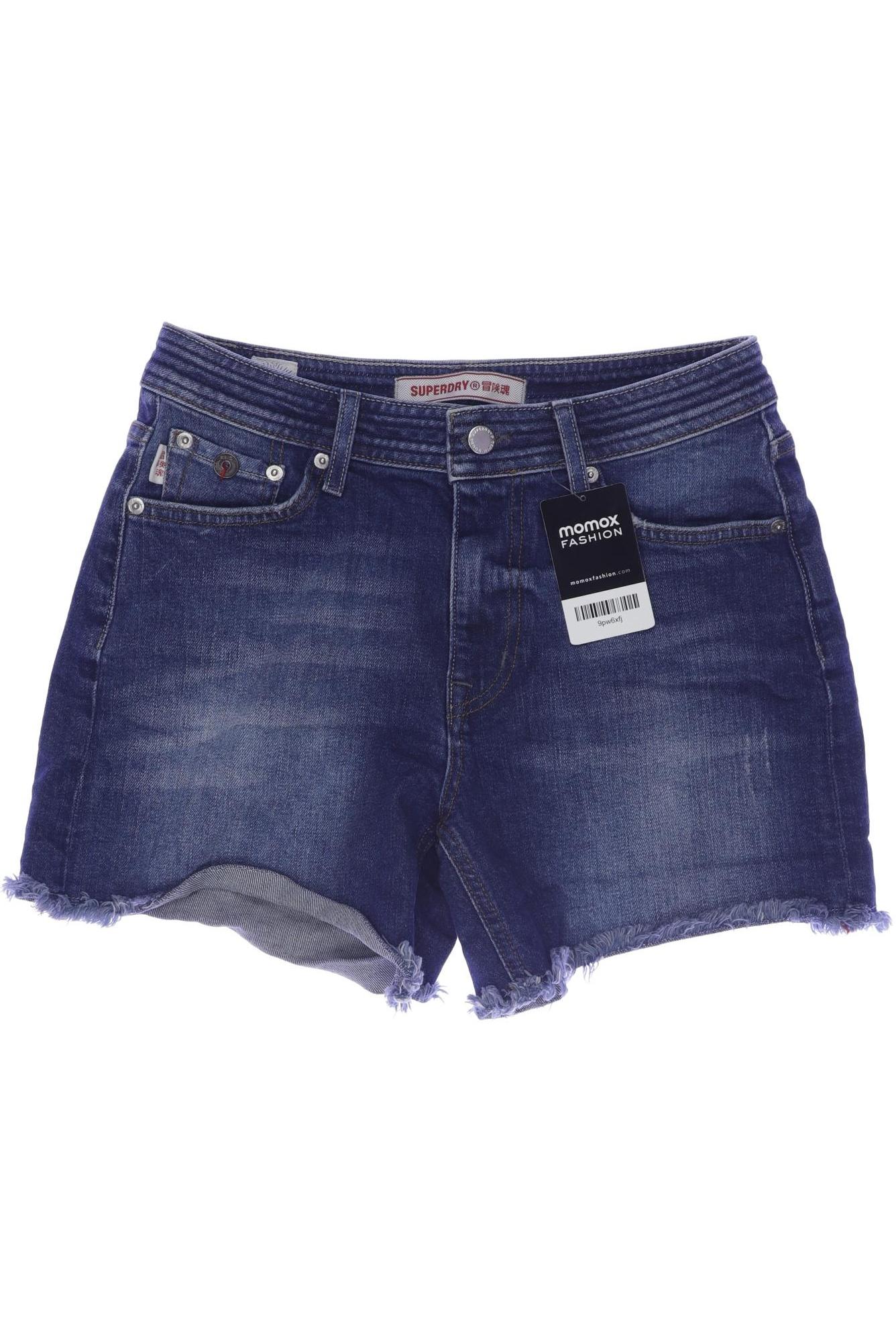 

Superdry Damen Shorts, blau, Gr. 28