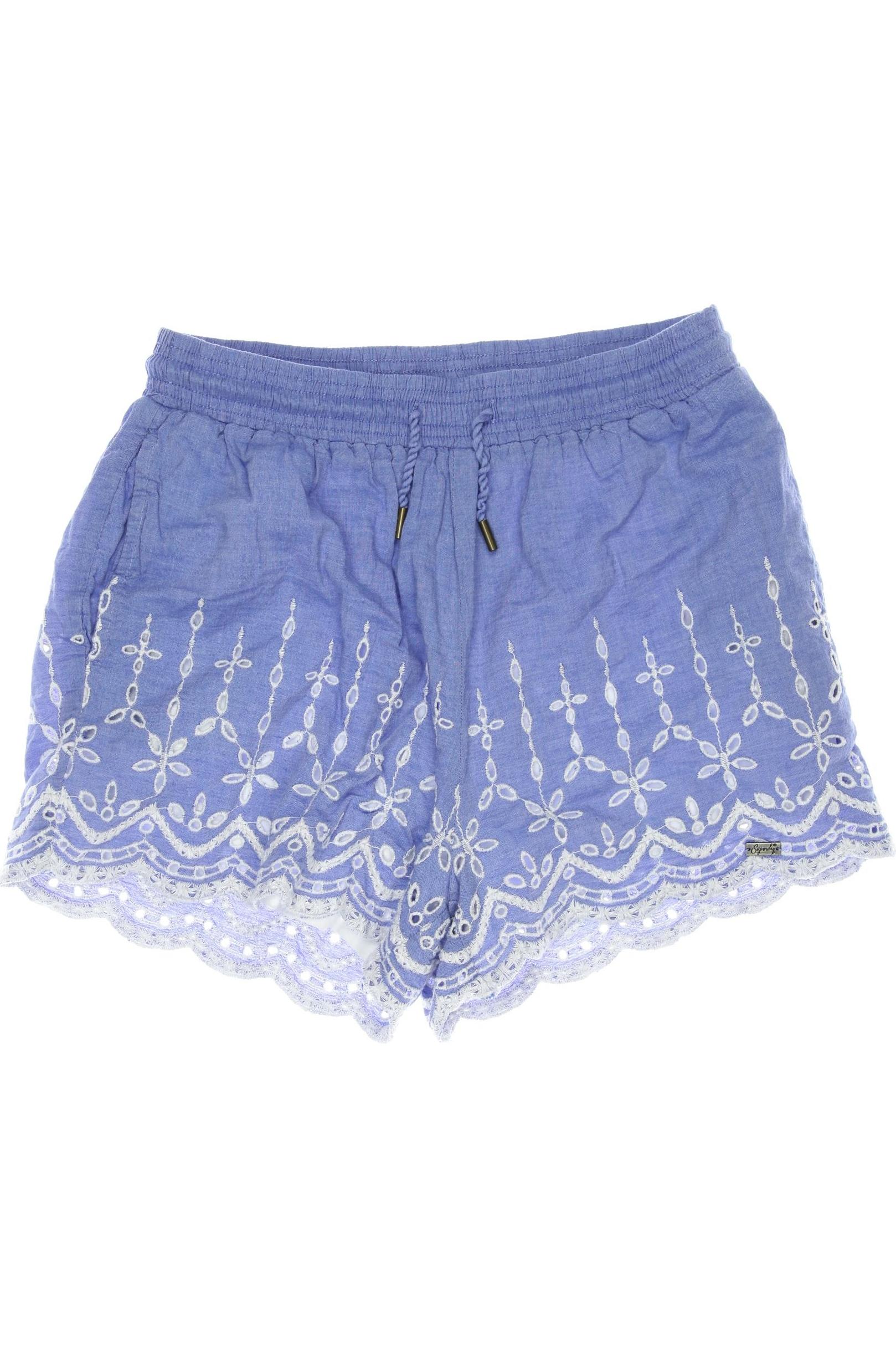 

Superdry Damen Shorts, blau, Gr. 34