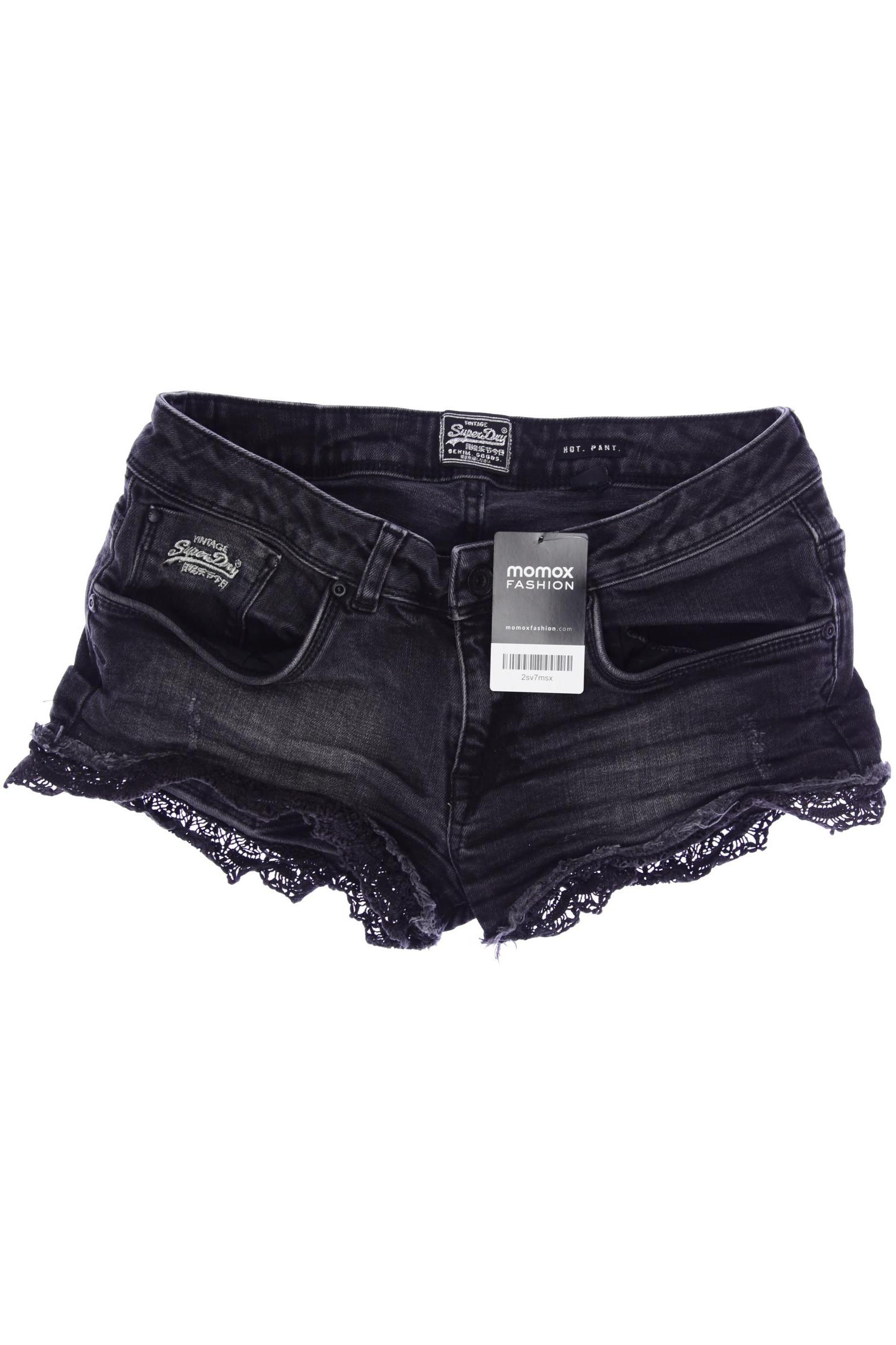 

Superdry Damen Shorts, schwarz, Gr. 40