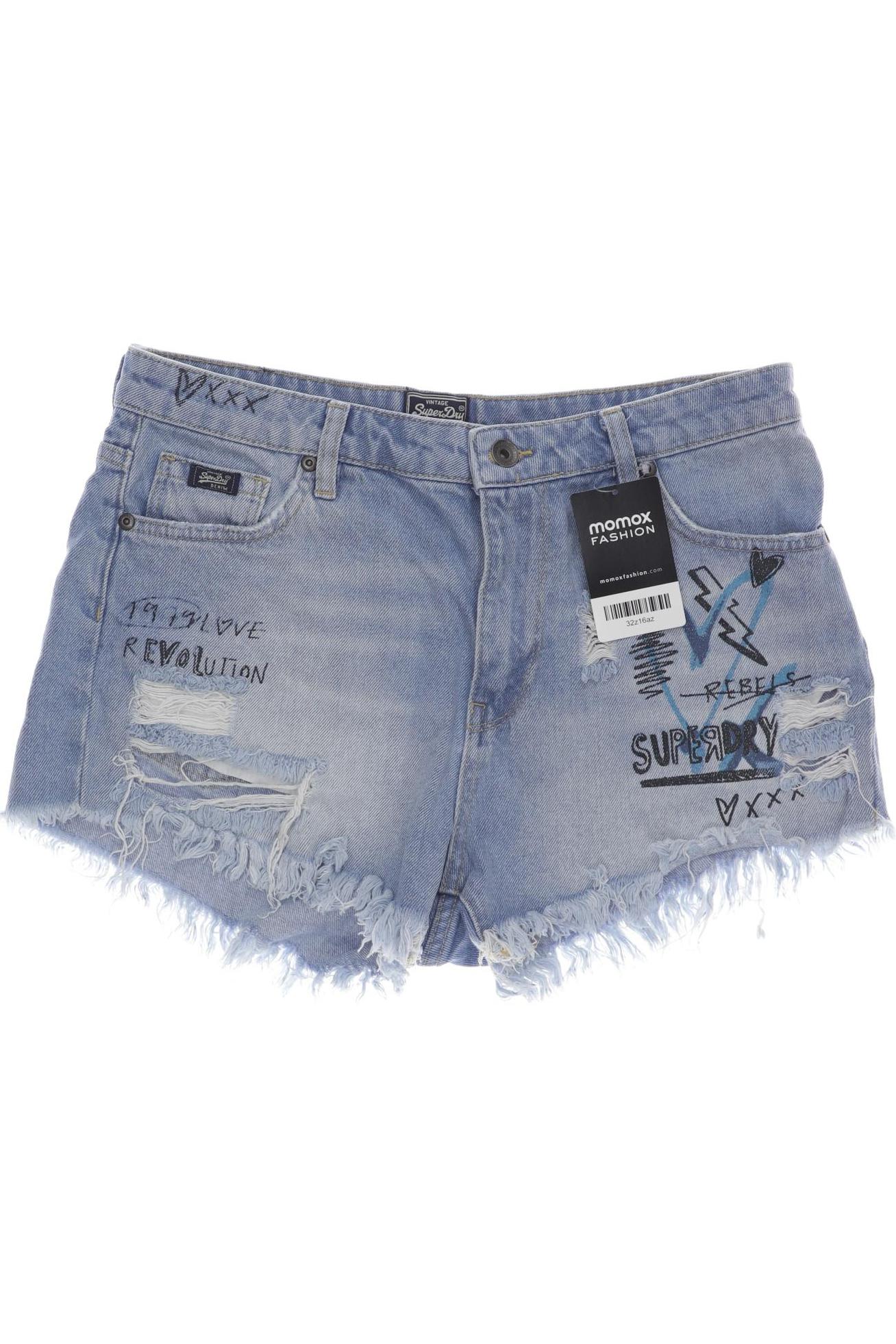 

Superdry Damen Shorts, blau