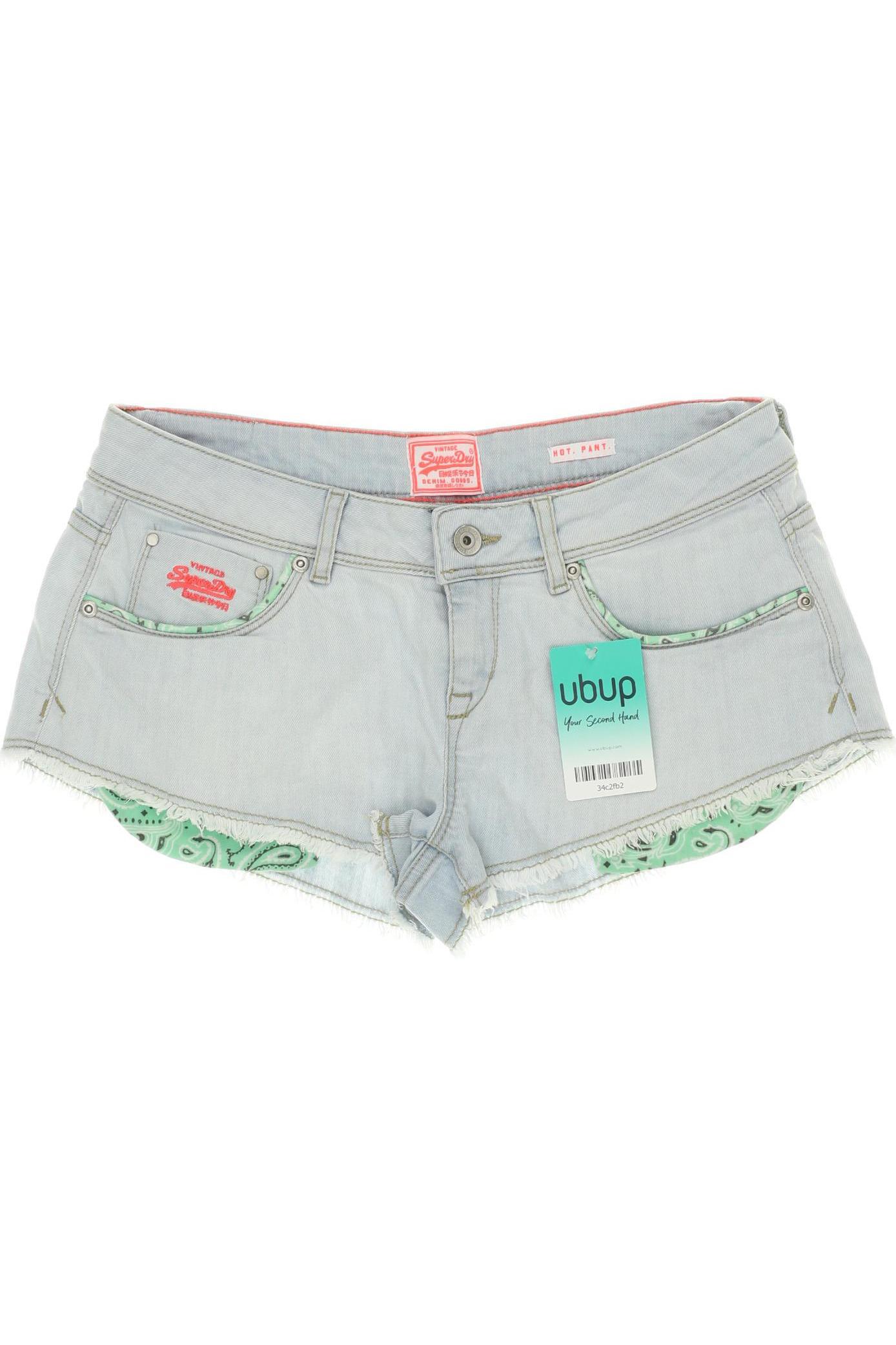 

Superdry Damen Shorts, blau, Gr. 28