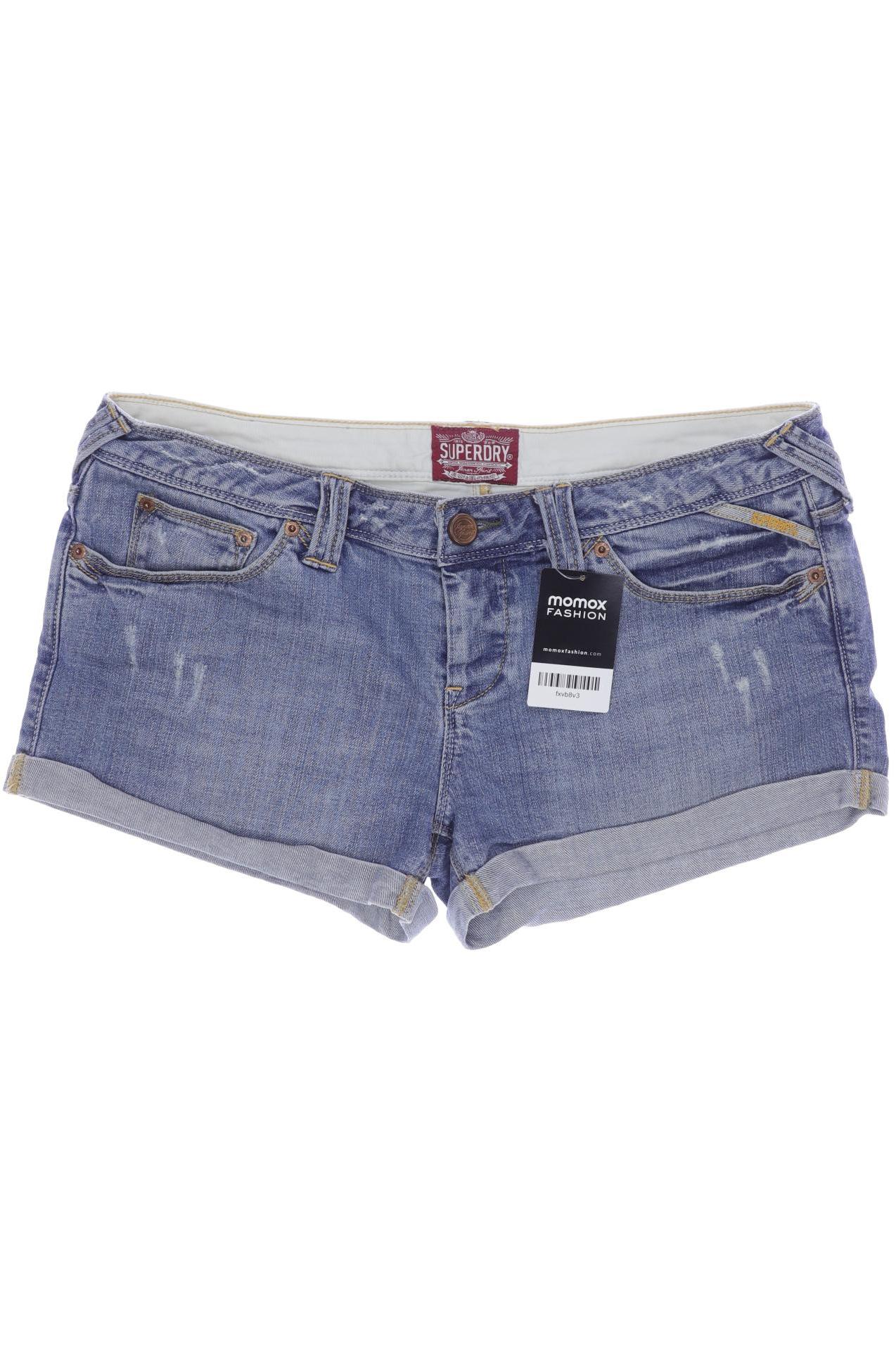 

Superdry Damen Shorts, blau, Gr. 28