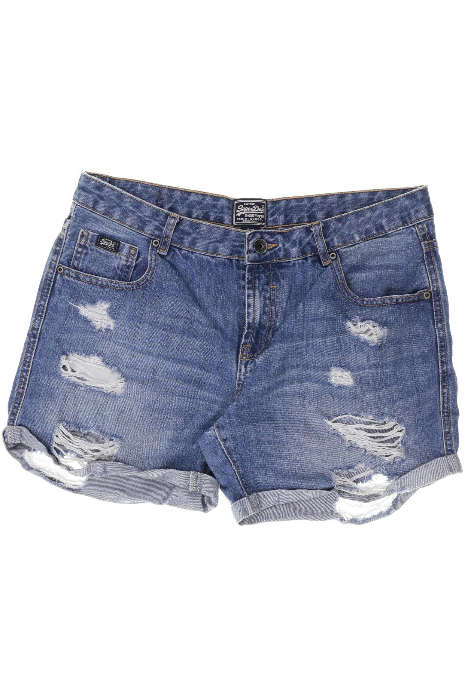 

Superdry Damen Shorts, blau, Gr. 30