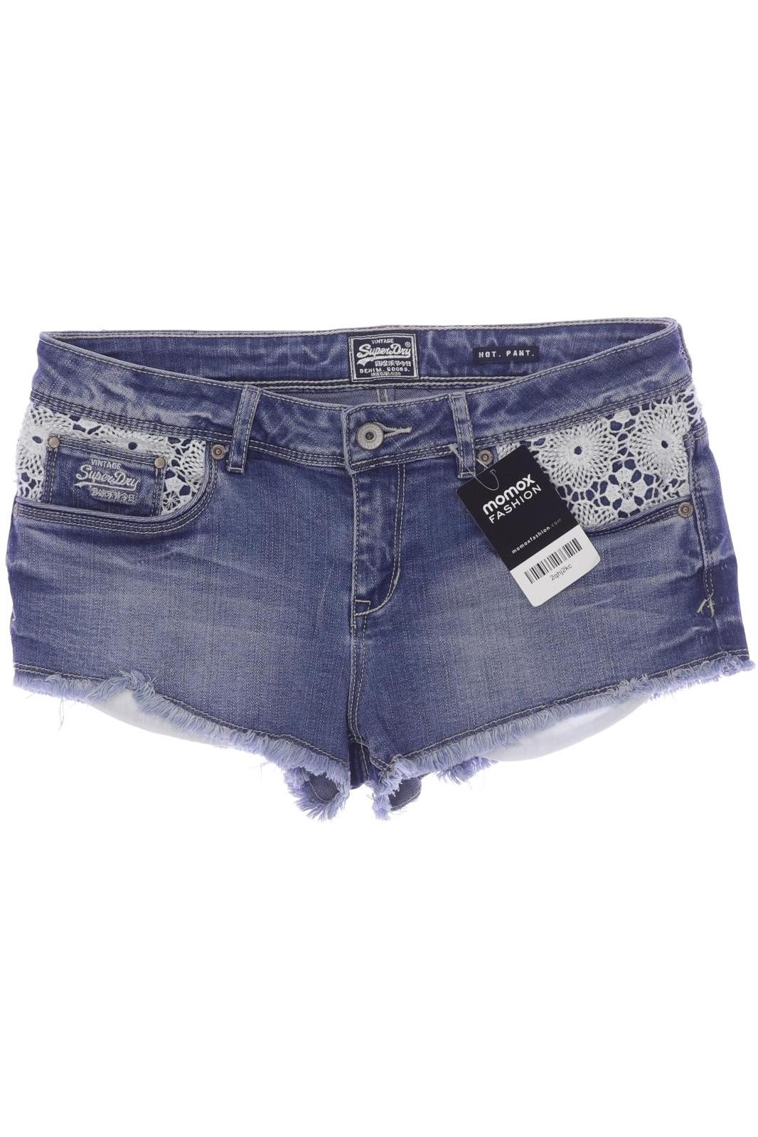 

Superdry Damen Shorts, blau, Gr. 30