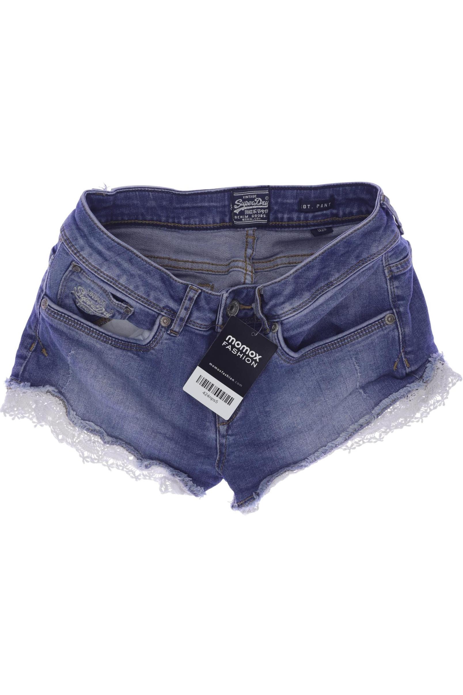 

Superdry Damen Shorts, blau, Gr. 26