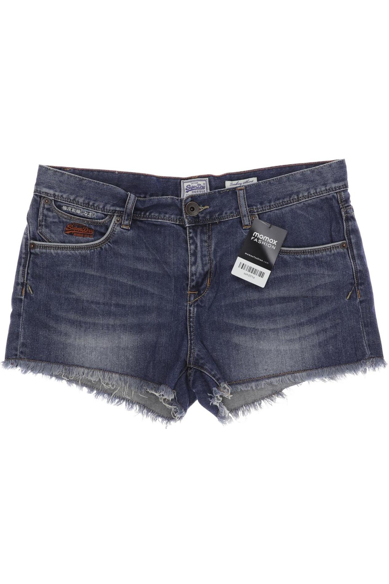 

Superdry Damen Shorts, blau, Gr. 30