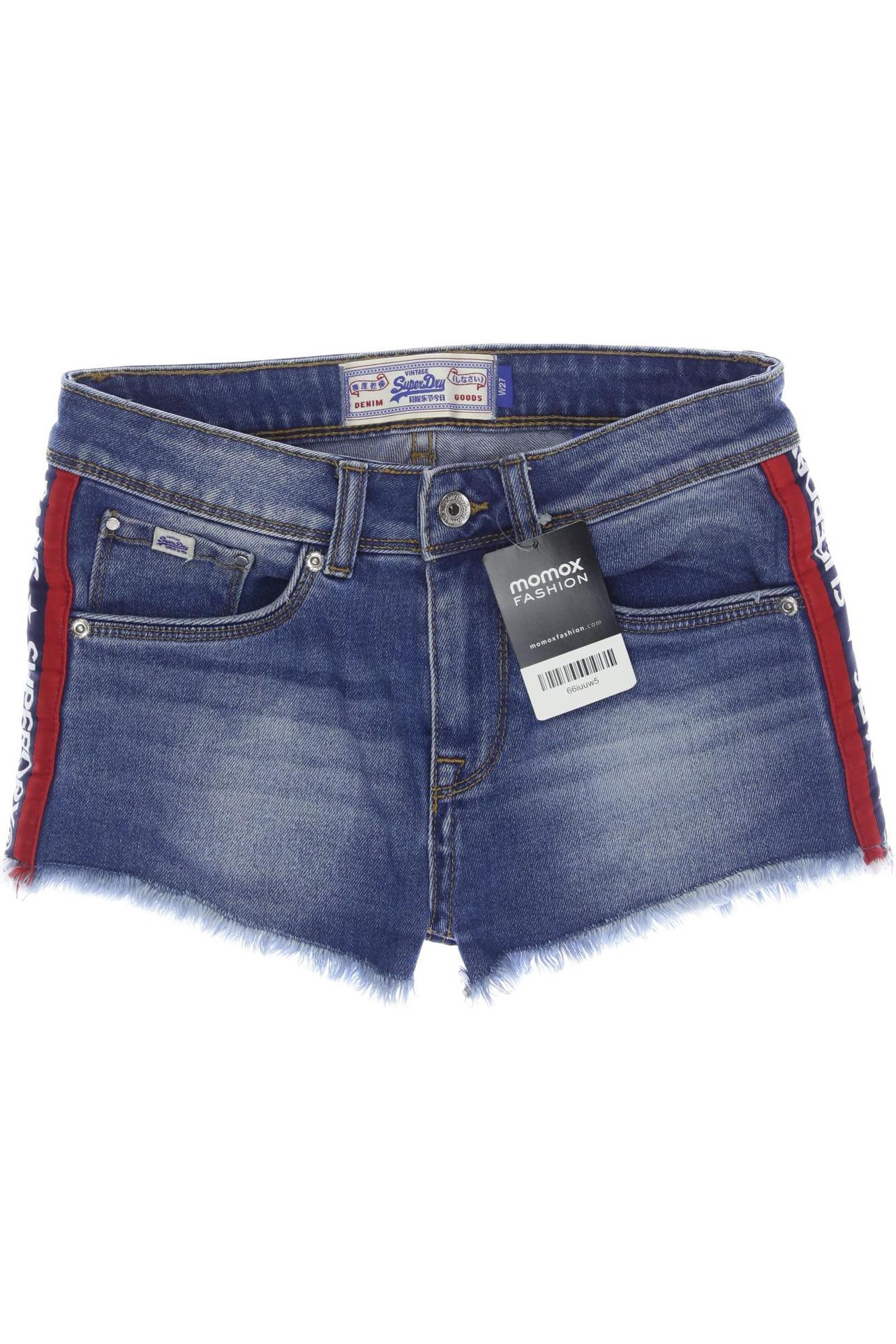 

Superdry Damen Shorts, blau, Gr. 27