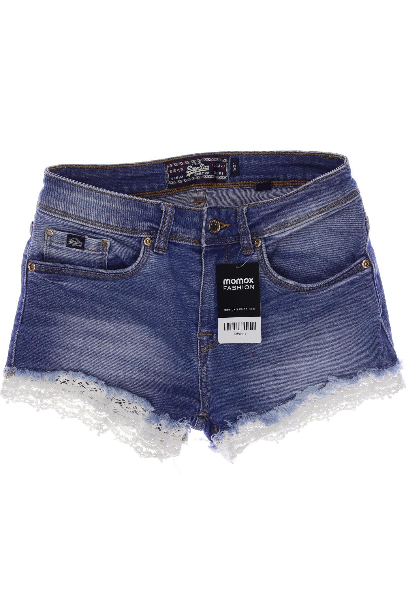 

Superdry Damen Shorts, blau