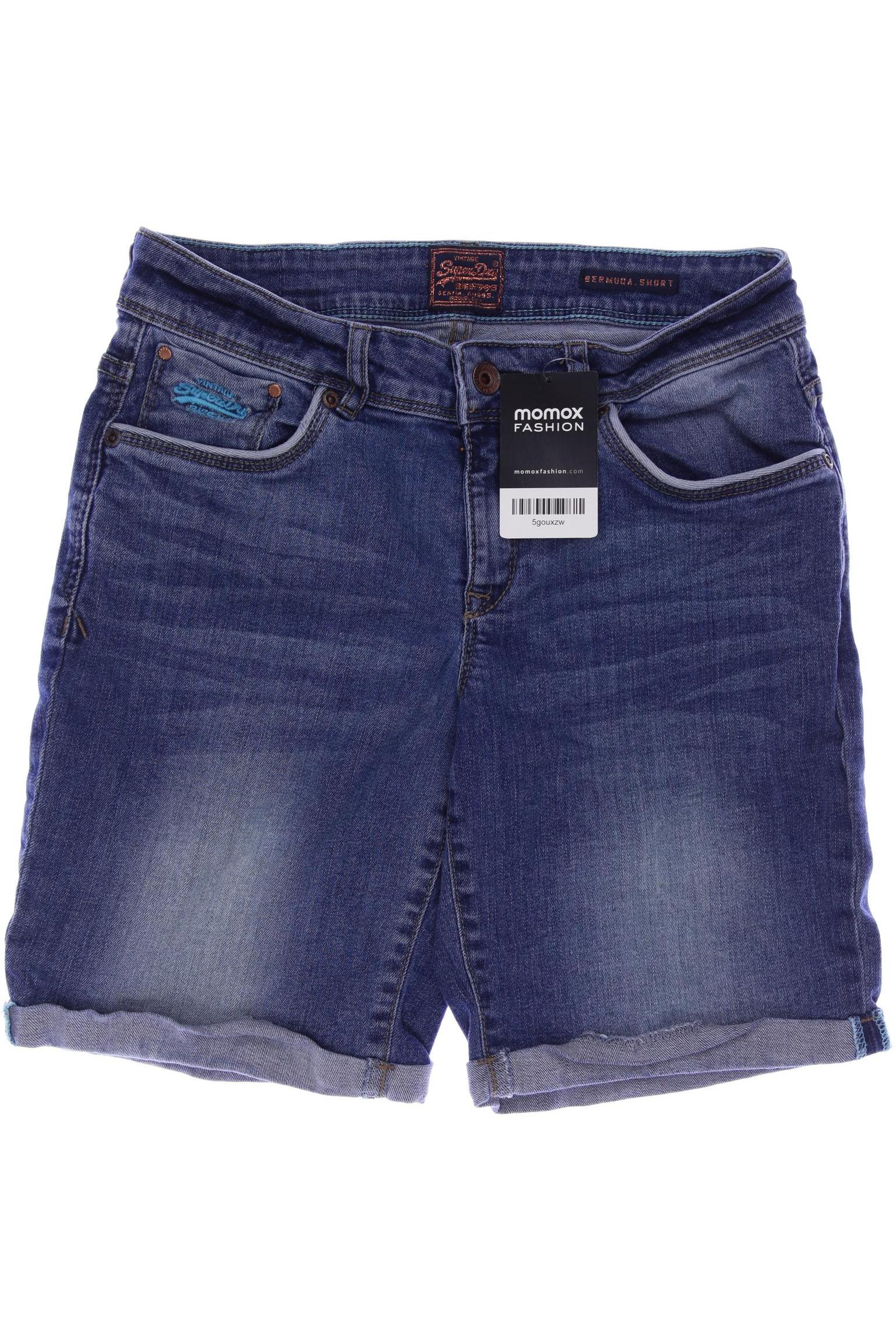 

Superdry Damen Shorts, blau, Gr. 40