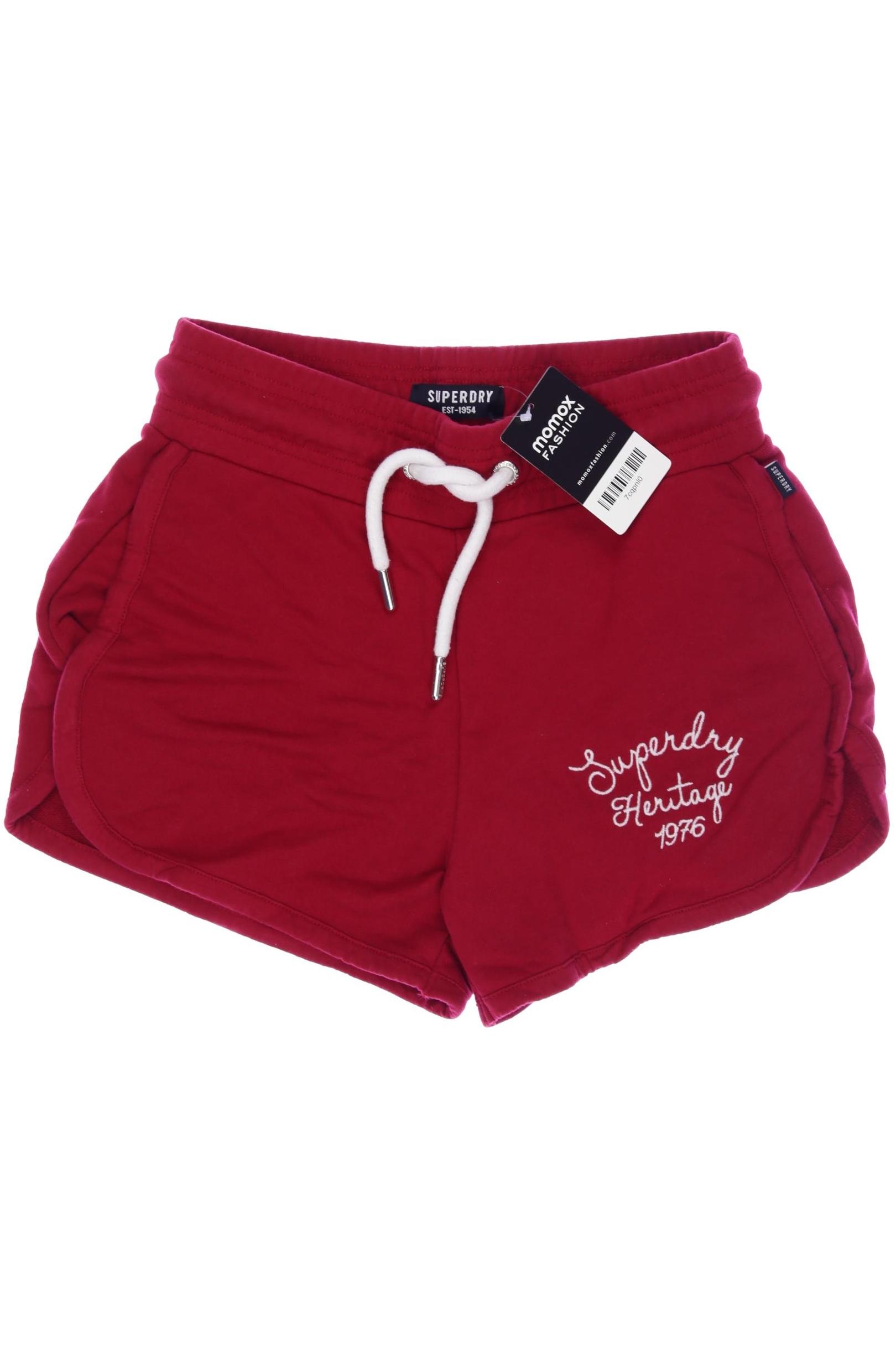 

Superdry Damen Shorts, rot, Gr. 36