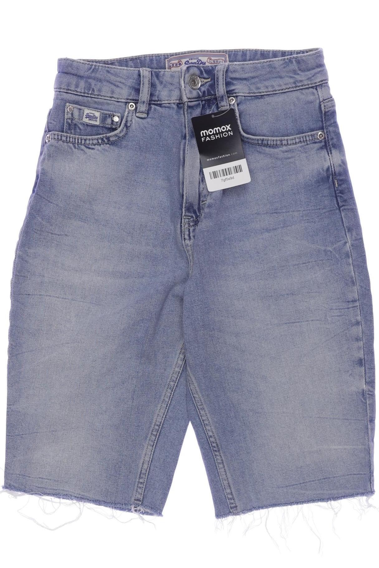 

Superdry Damen Shorts, blau, Gr. 26