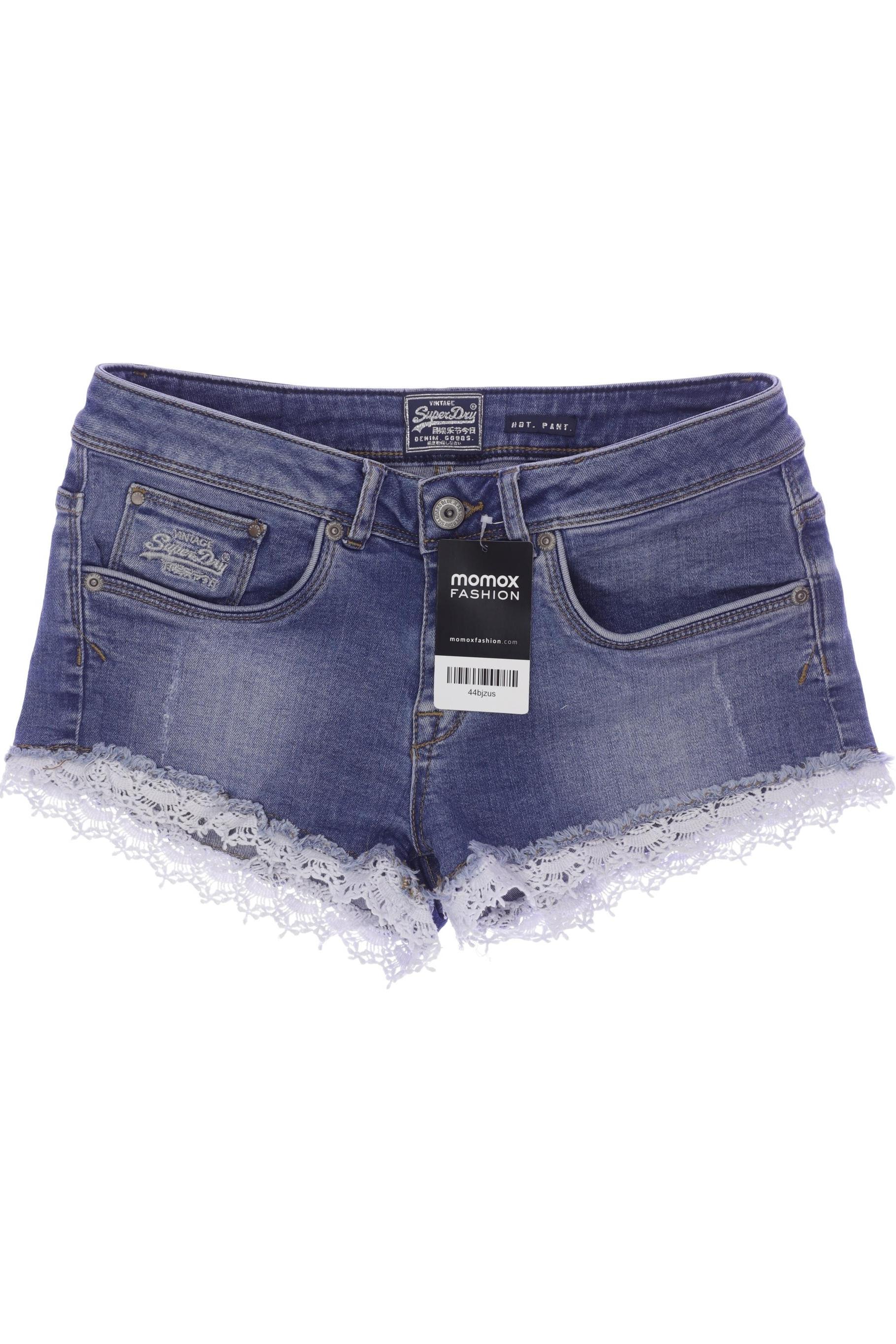 

Superdry Damen Shorts, blau, Gr. 27