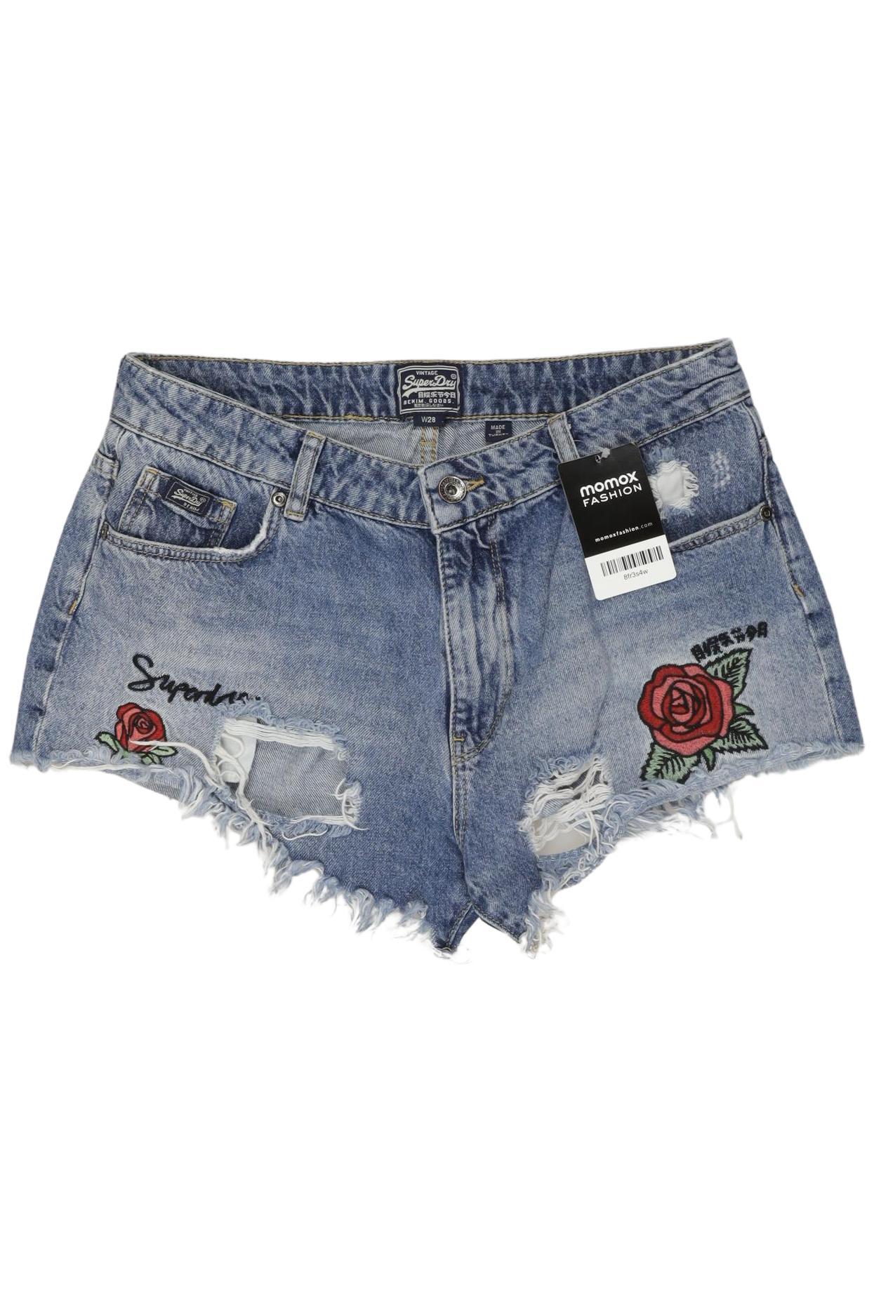 

Superdry Damen Shorts, hellblau, Gr. 28