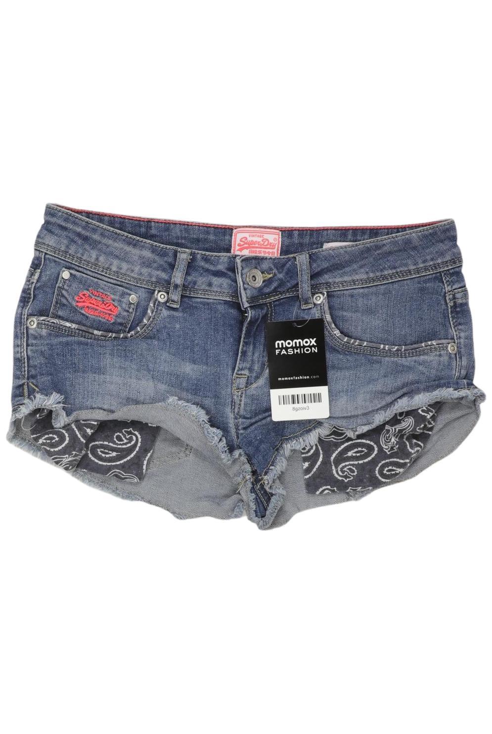 

Superdry Damen Shorts, blau, Gr. 28
