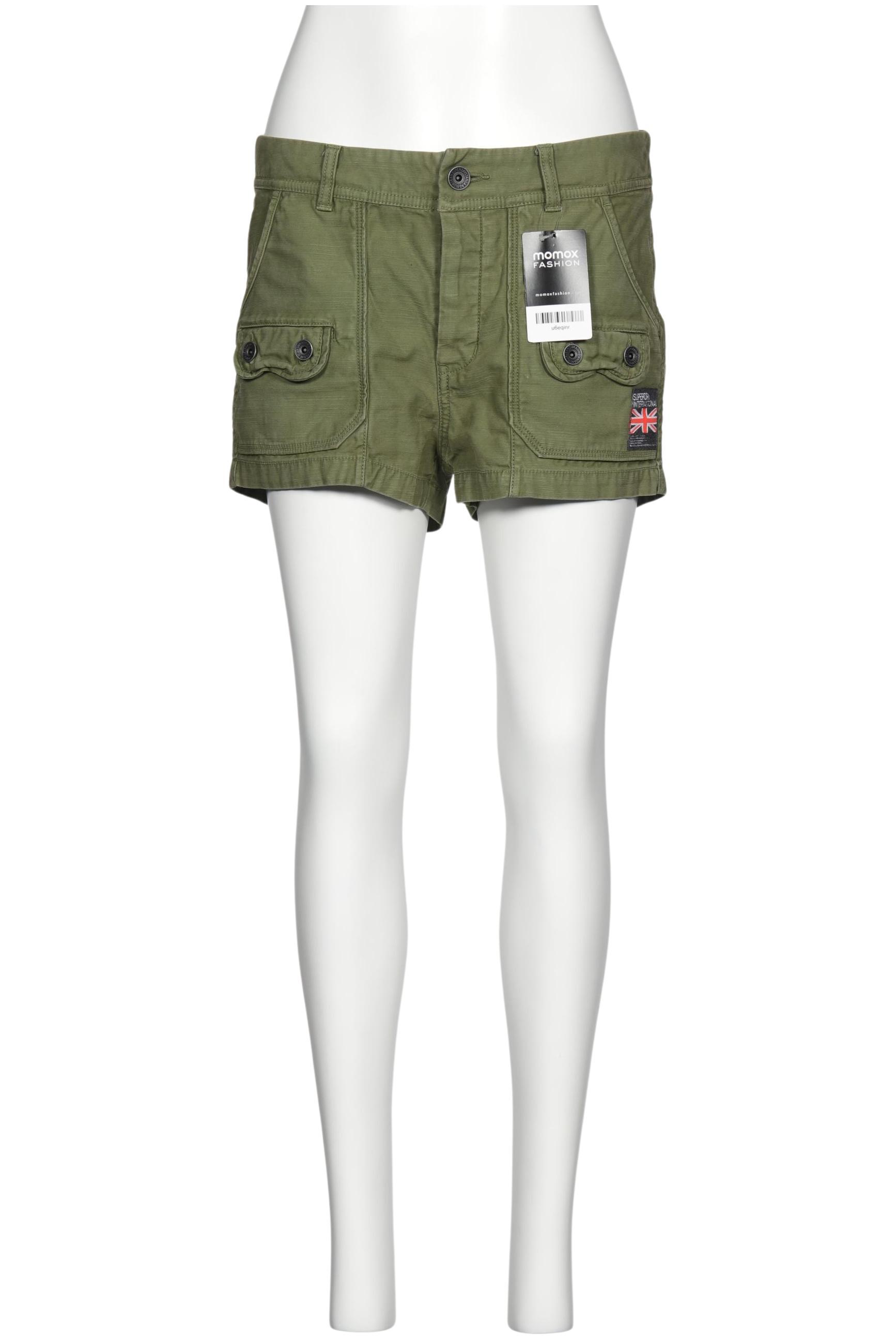 

Superdry Damen Shorts, grün, Gr. 36