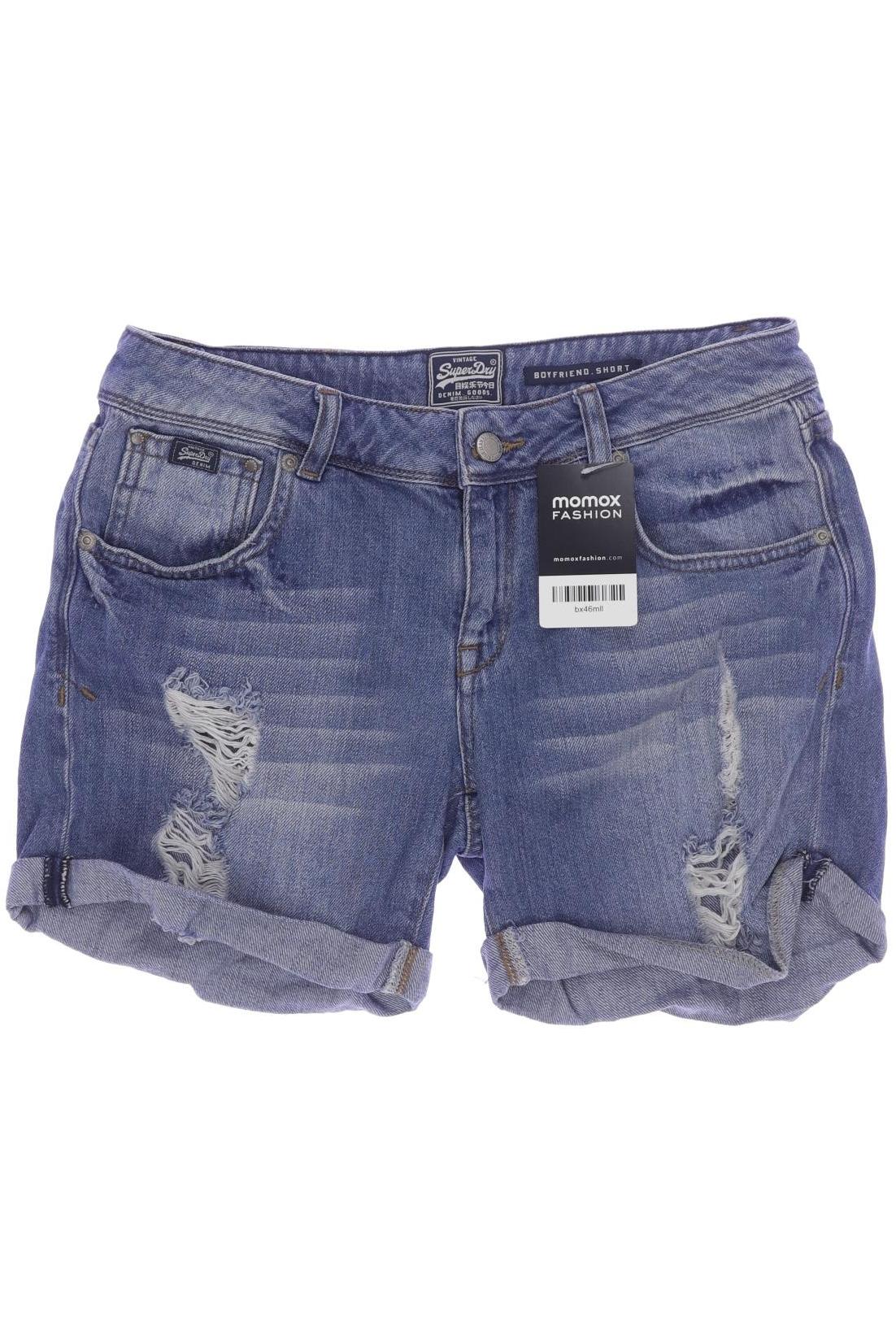 

Superdry Damen Shorts, blau, Gr. 27